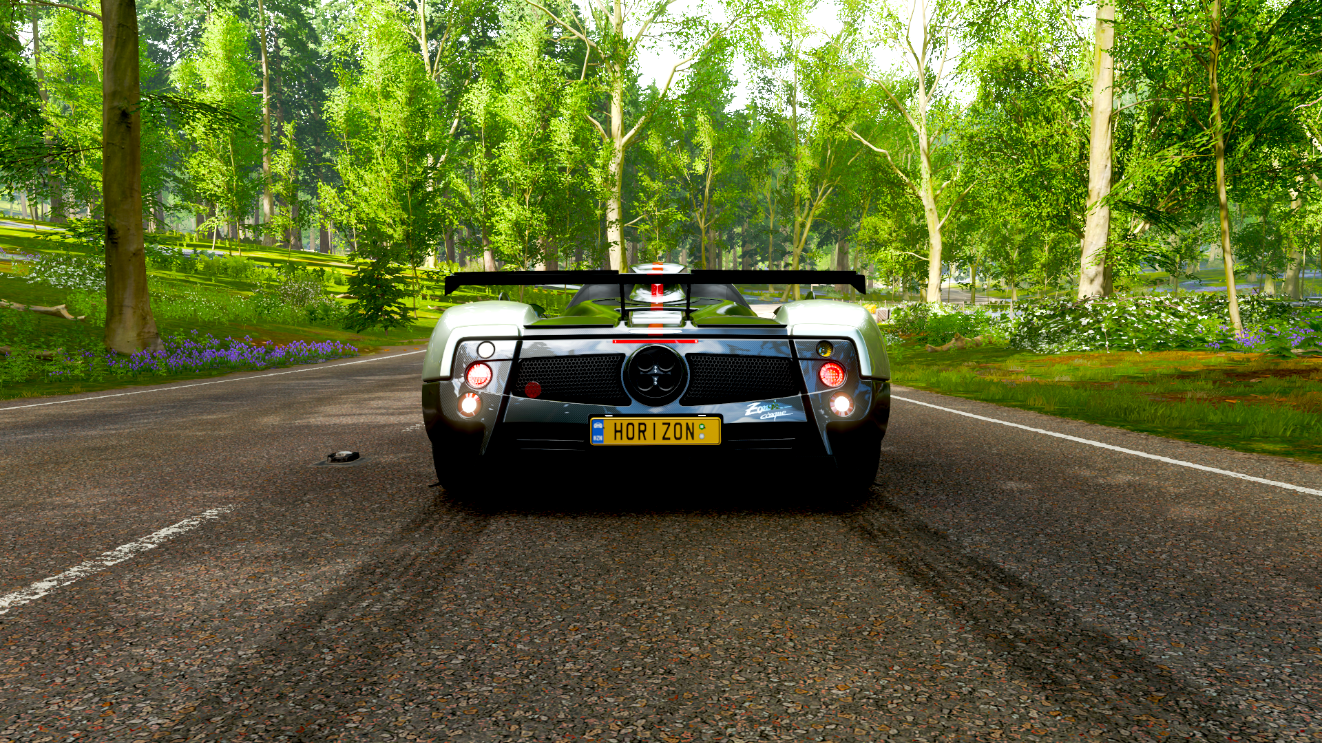Forza Horizon 4 Pagani Zonda Cinque Pagani Car Vehicle Video Games 1920x1080