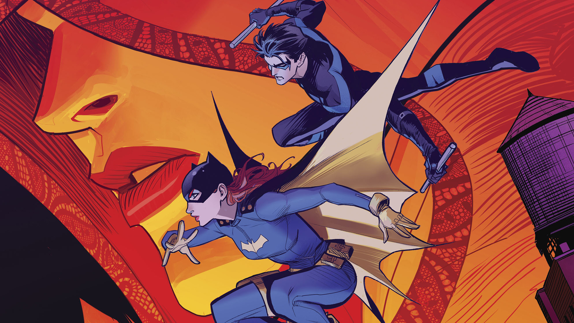 Batgirl Nightwing 1920x1080