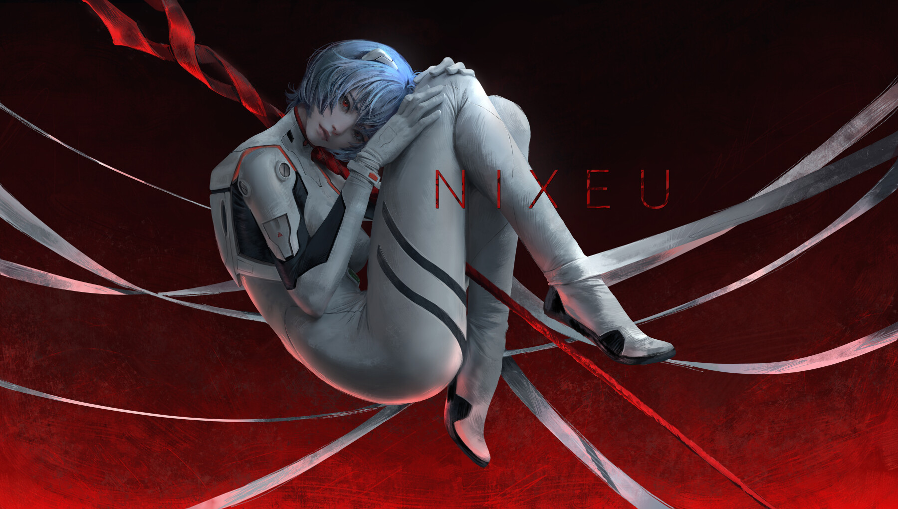 Neon Genesis Evangelion Eva 00 Evangelion Digital Art Nixeu 1800x1020