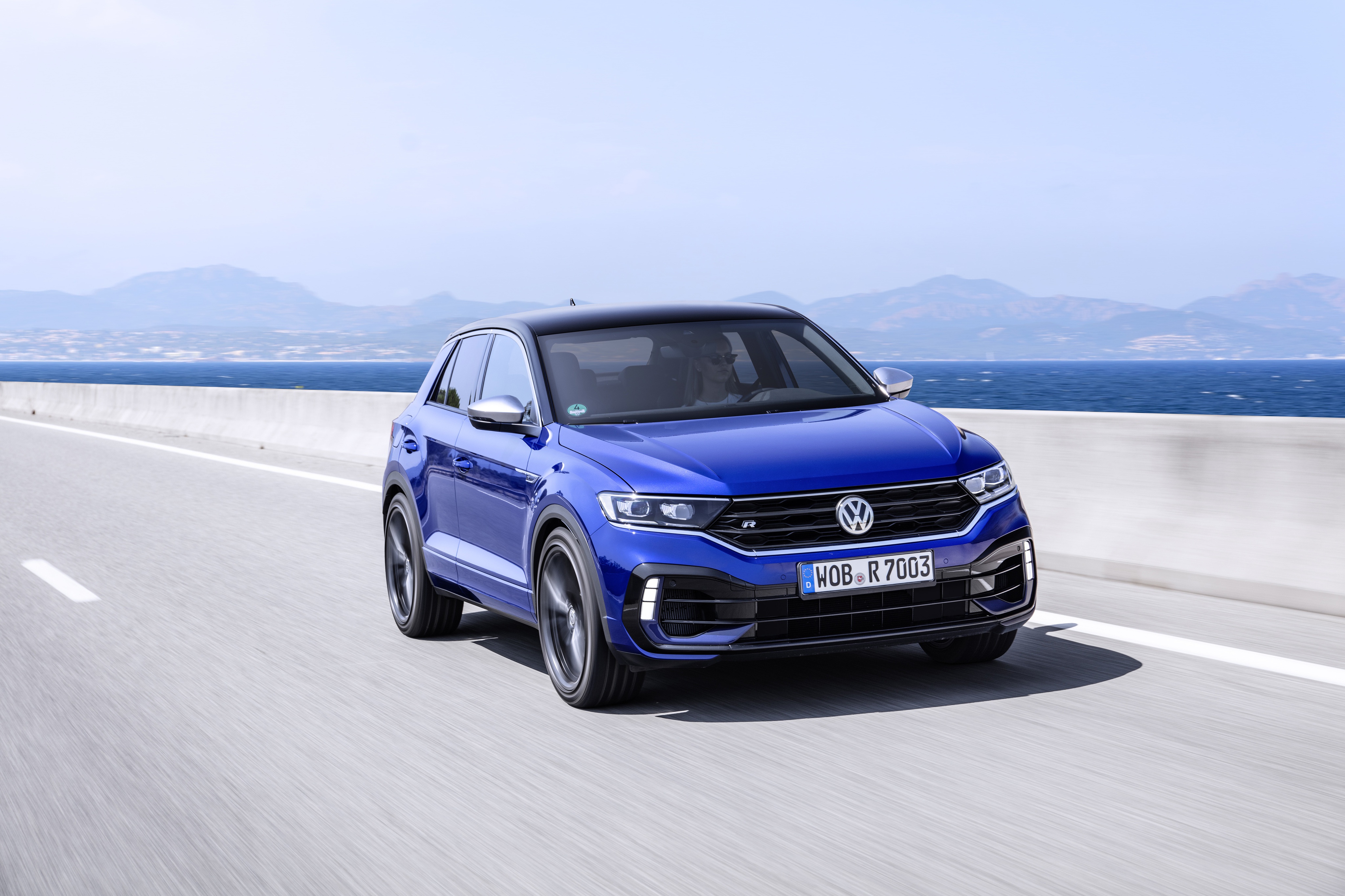 Blue Car Car Suv Vehicle Volkswagen Volkswagen T Roc 4096x2730