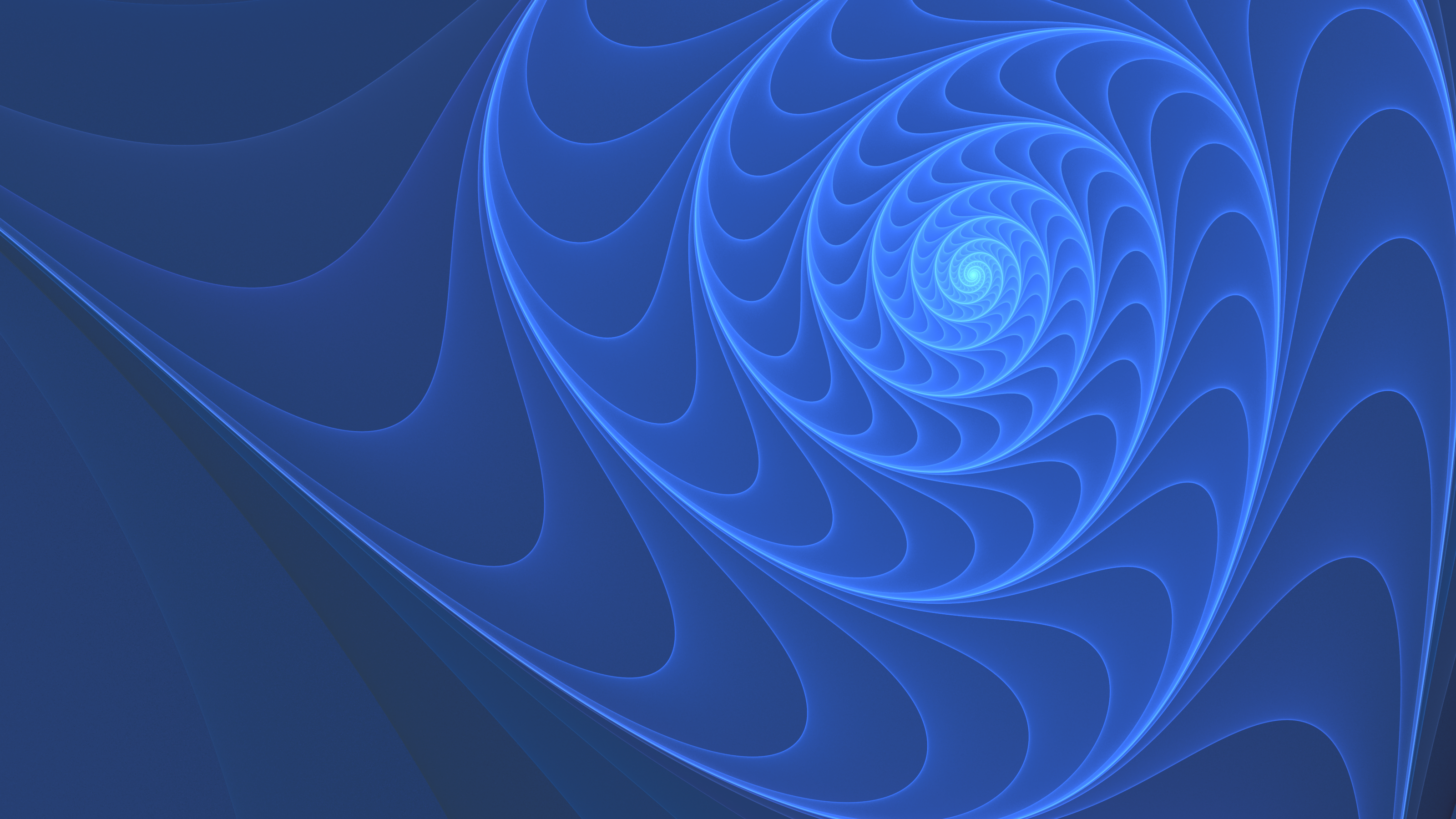 Artistic Blue Swirl 3200x1800