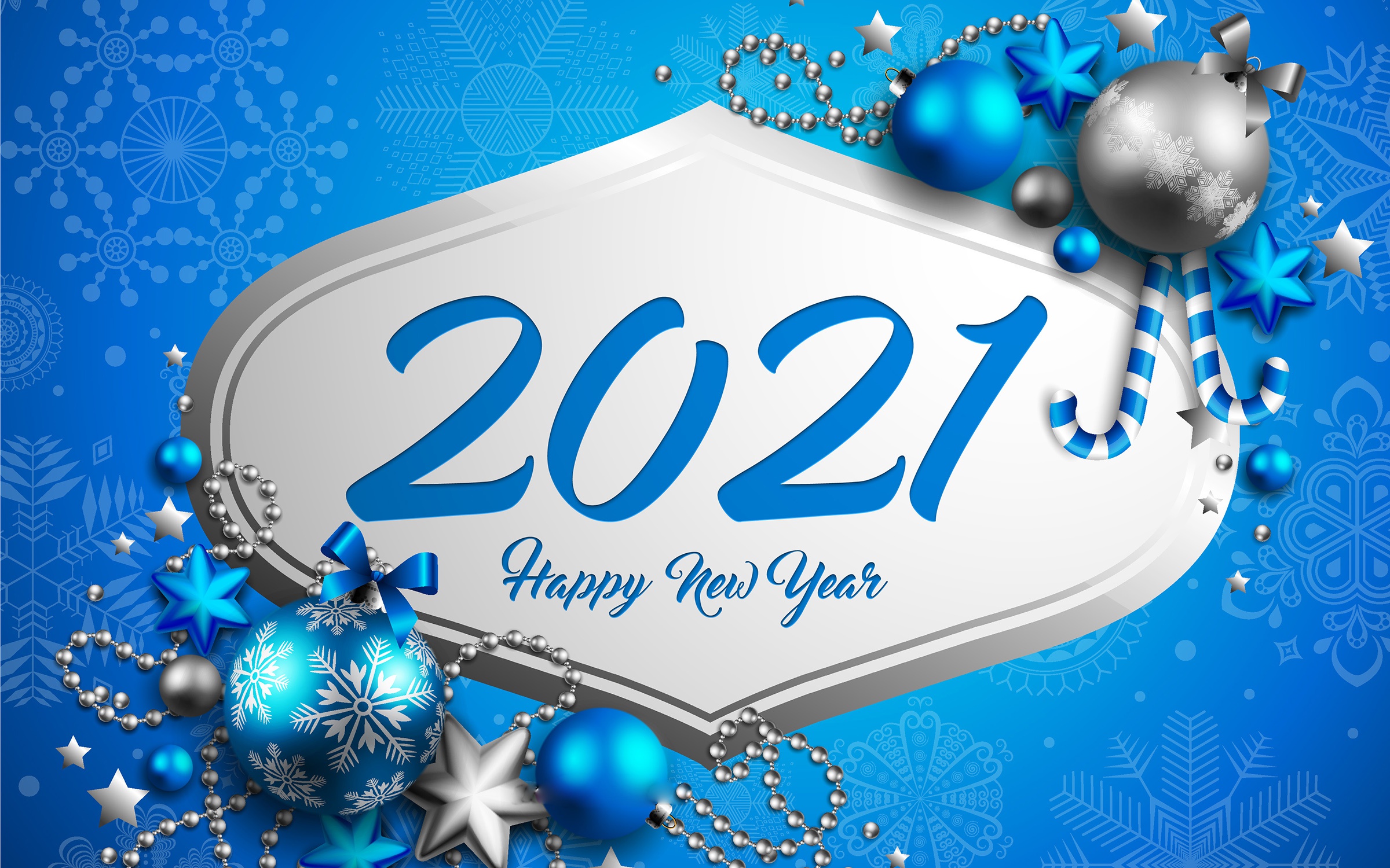 Happy New Year New Year 2021 2400x1500