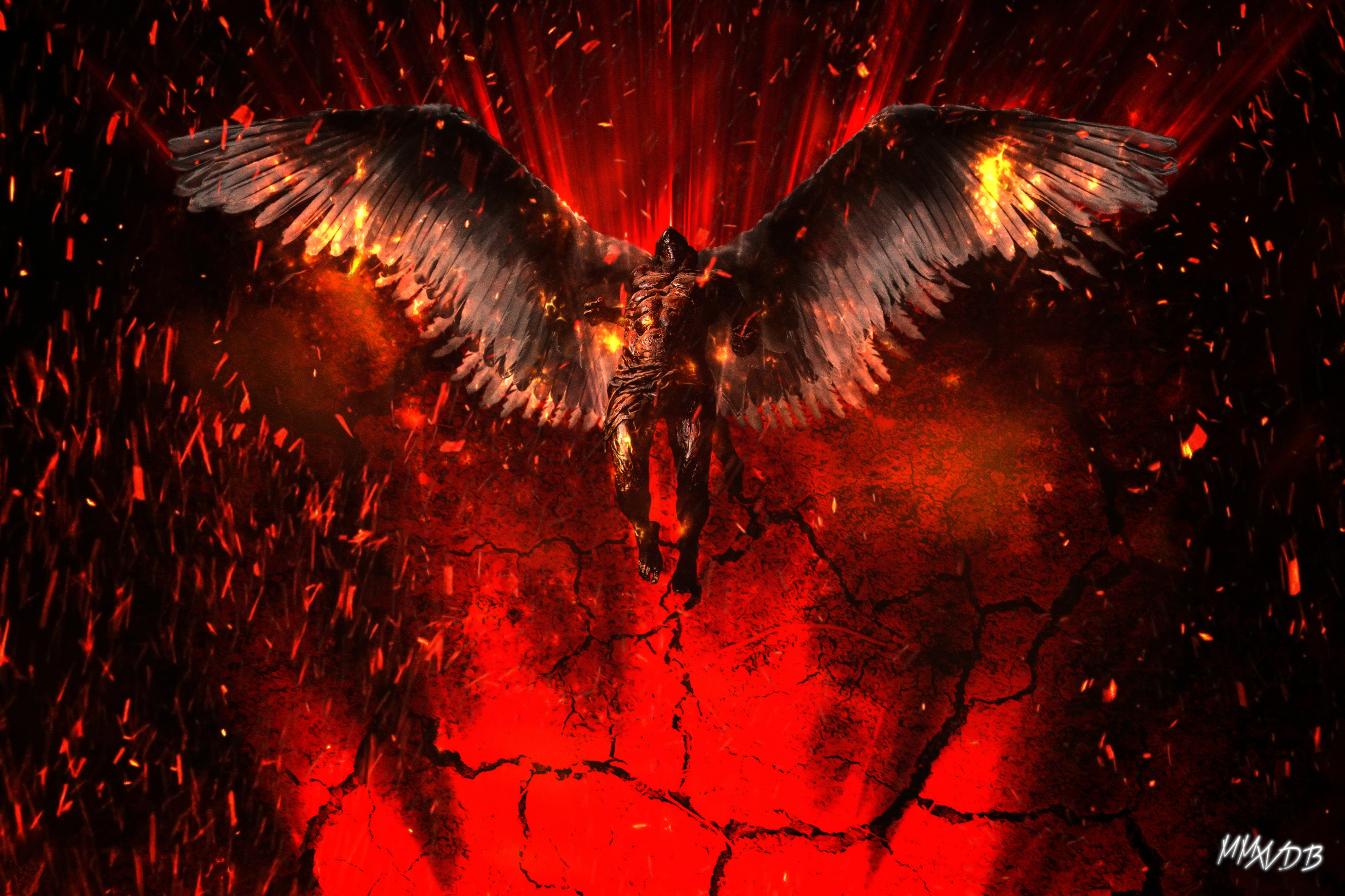 Lucifer Tv Show Wings 4000x2666