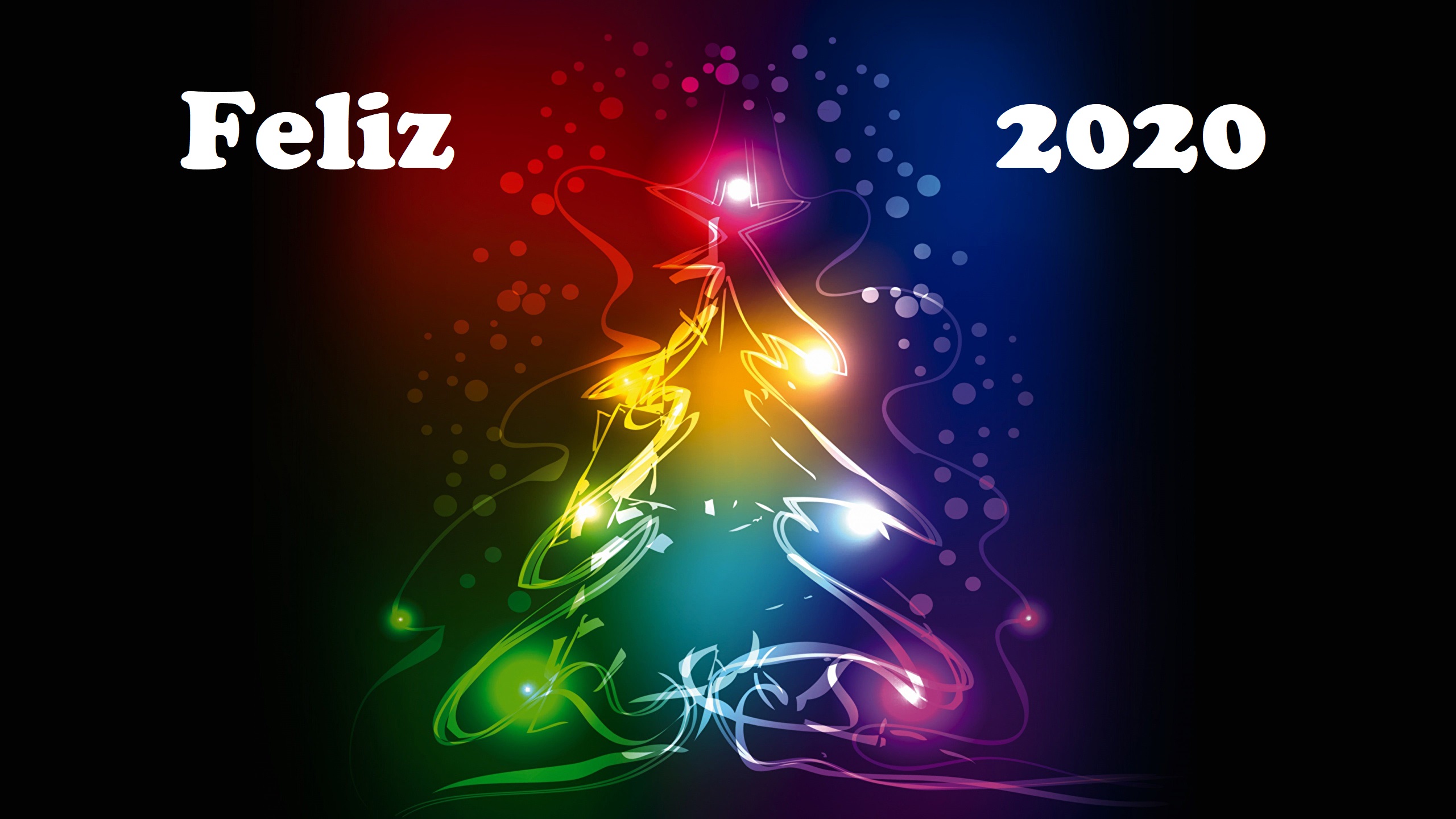 Christmas Tree New Year 2020 2560x1440