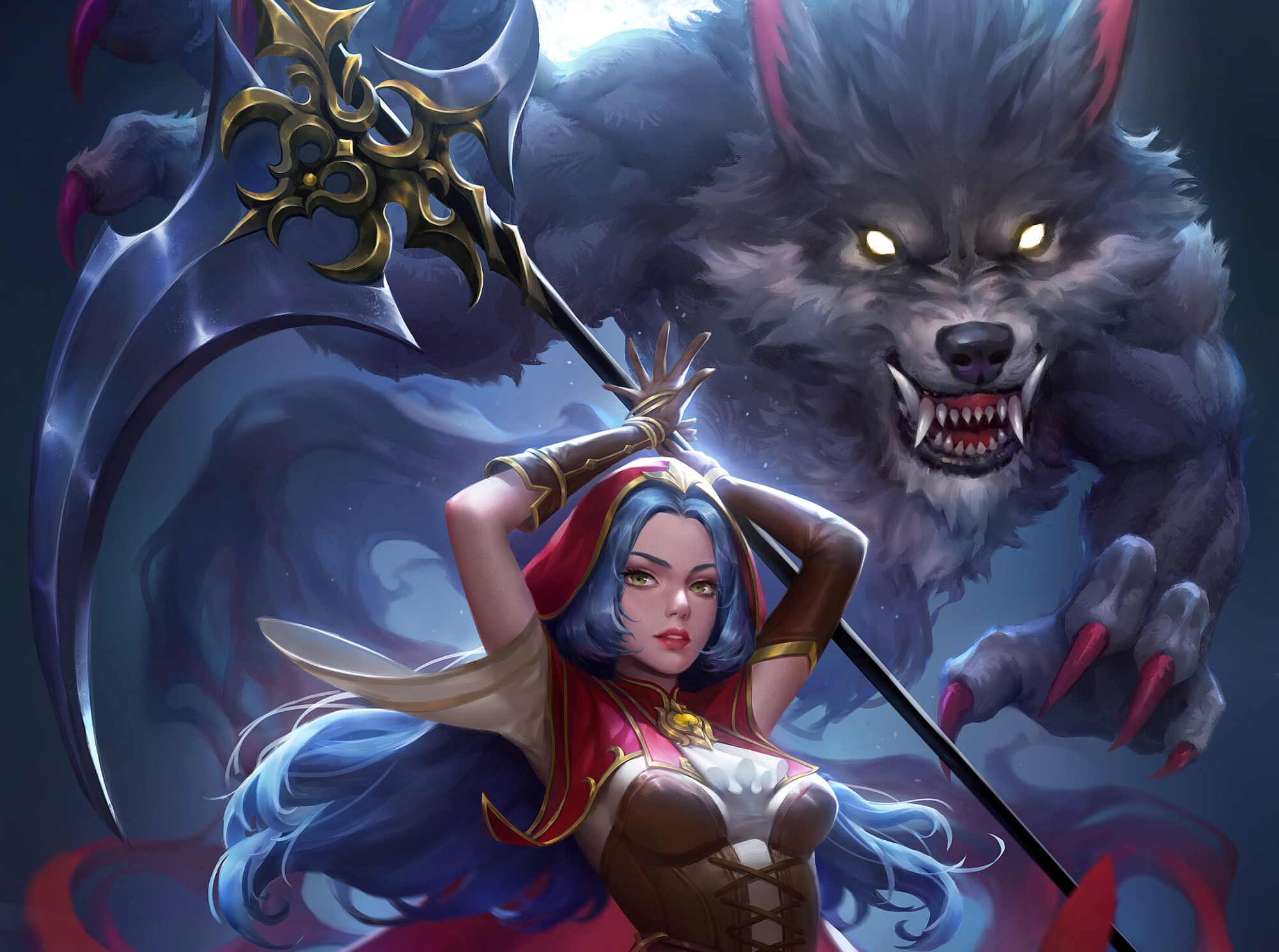 Red Riding Hood Weapon Wolf 2000x1490