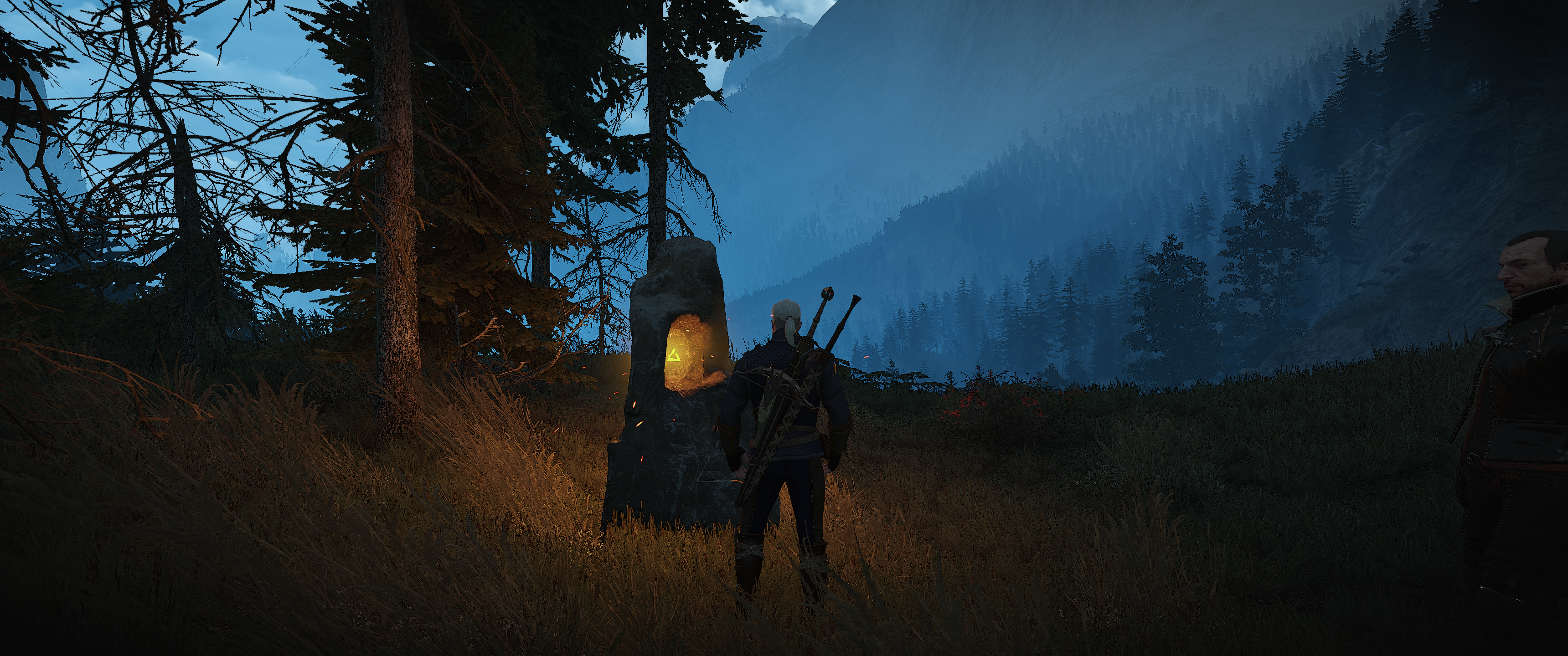 The Witcher The Witcher 3 Wild Hunt Places Of Power Geralt Of Rivia Landscape PC Gaming 3440x1440