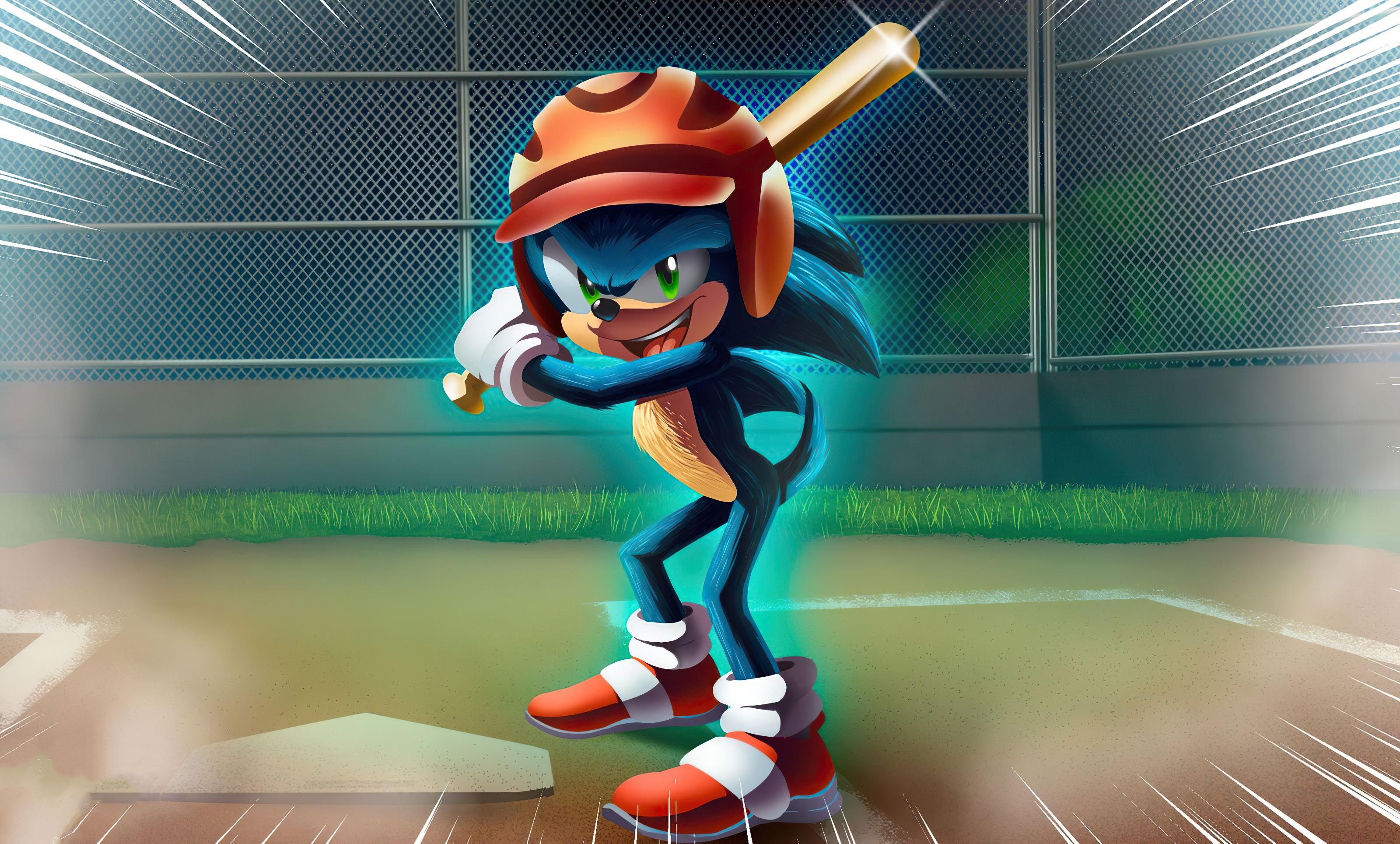 Baseball Sonic The Hedgehog 3200x1928