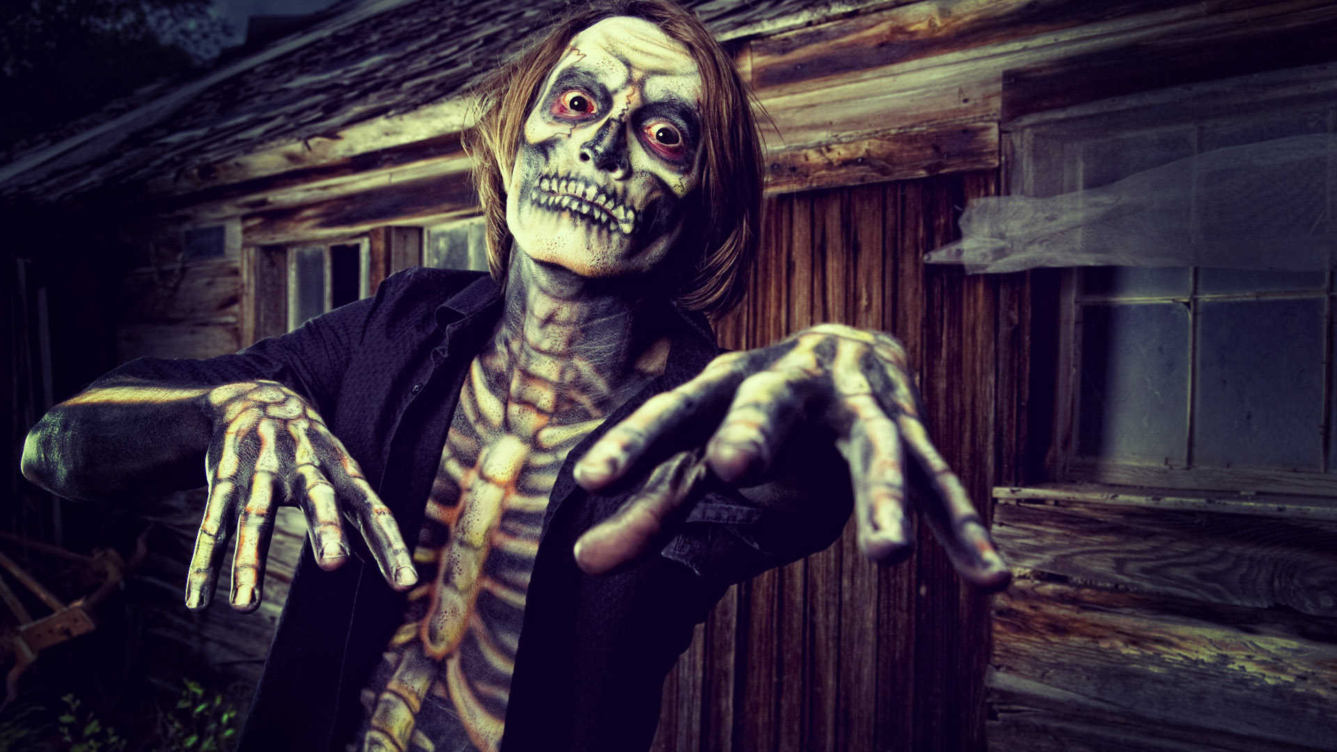 Costume Halloween Holiday Skeleton 1920x1080