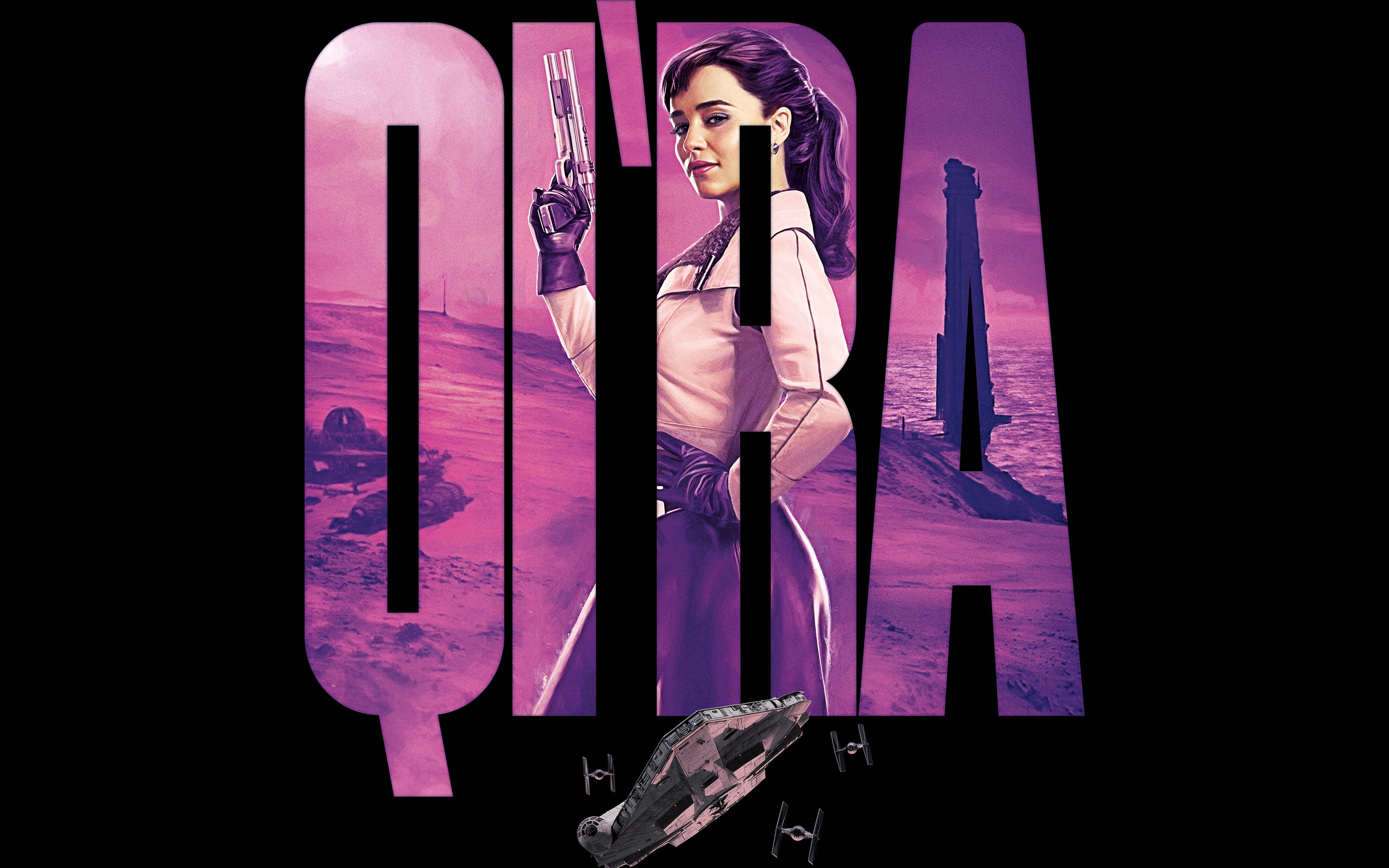 Emilia Clarke Qi 039 Ra Star Wars Solo A Star Wars Story Star Wars 2880x1800