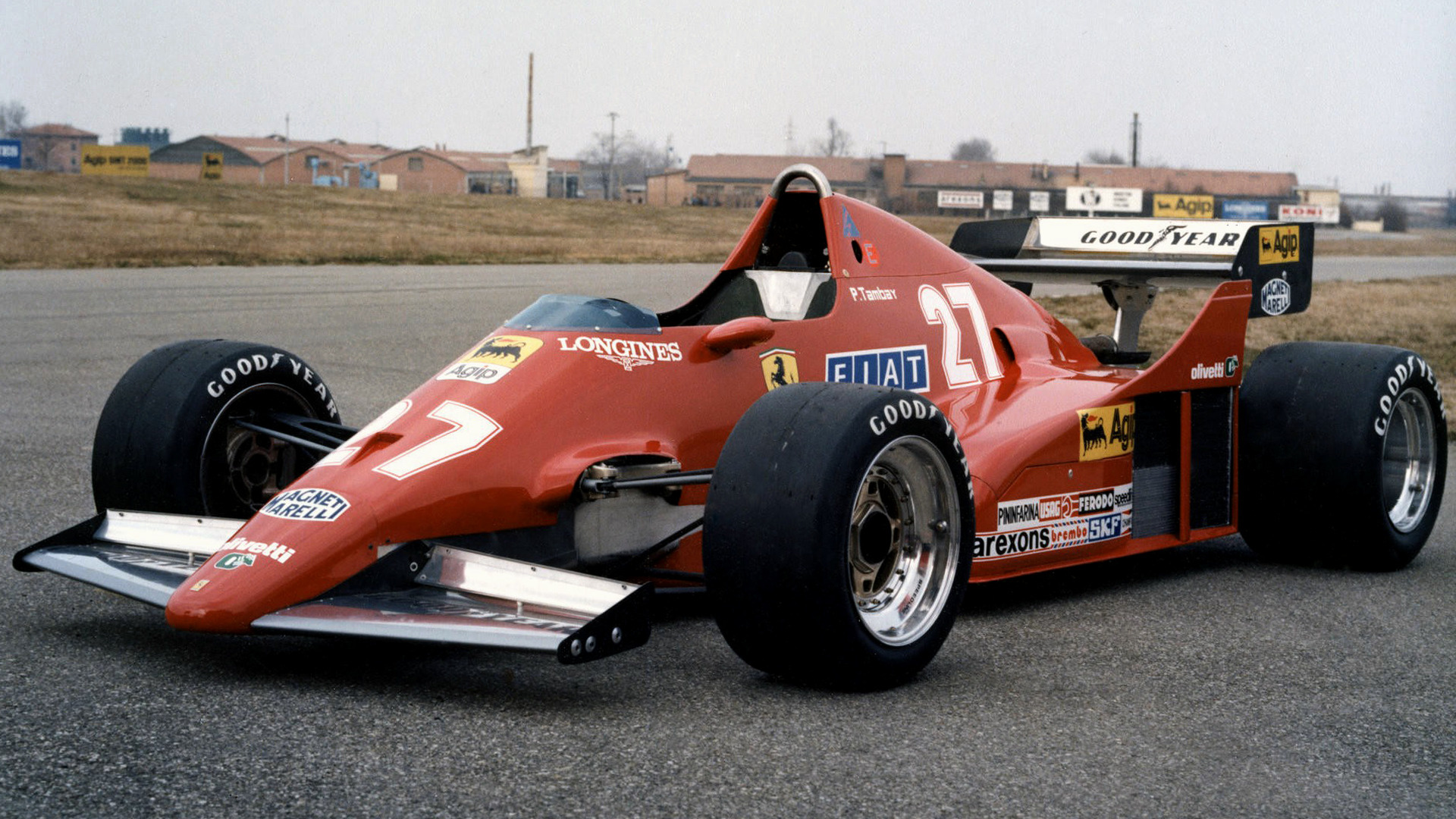 Car Ferrari 126 C2b Formula 1 Race Car 1920x1080