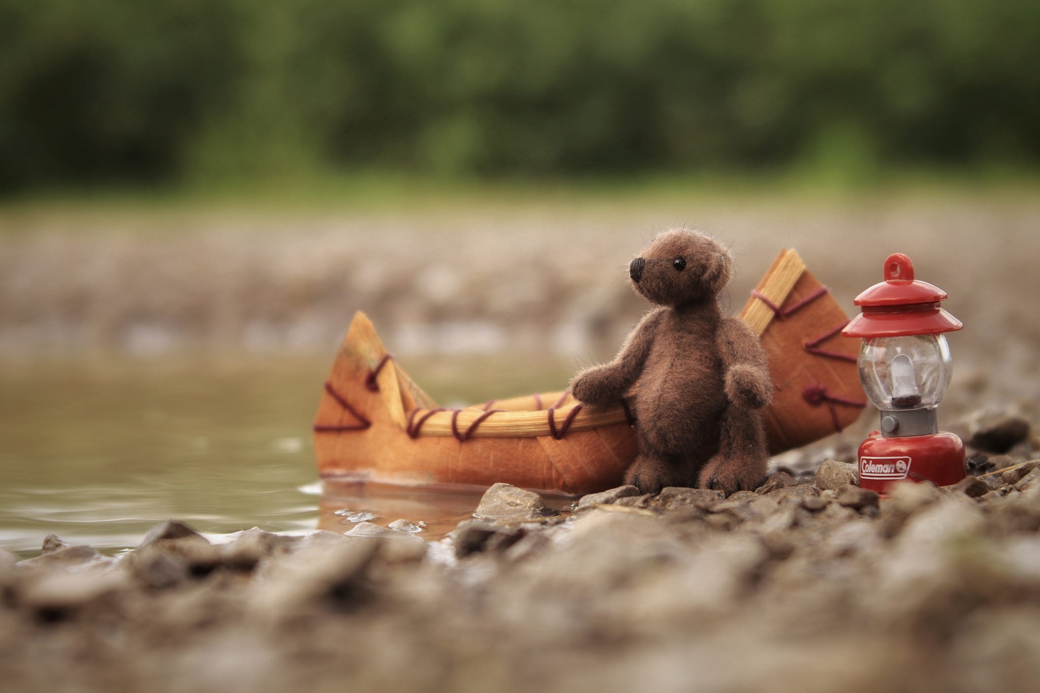 Depth Of Field Kayak Stuffed Animal Teddy Bear 2048x1365