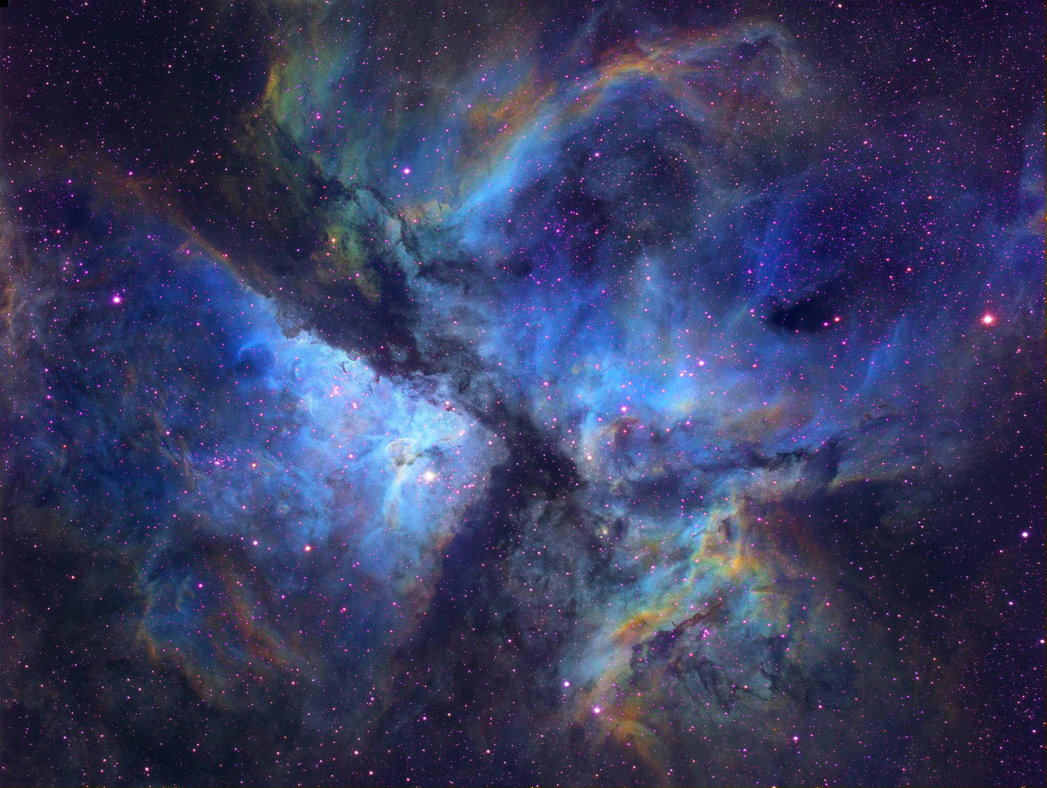 Carina Nebula Nebula Space Stars 2048x1541