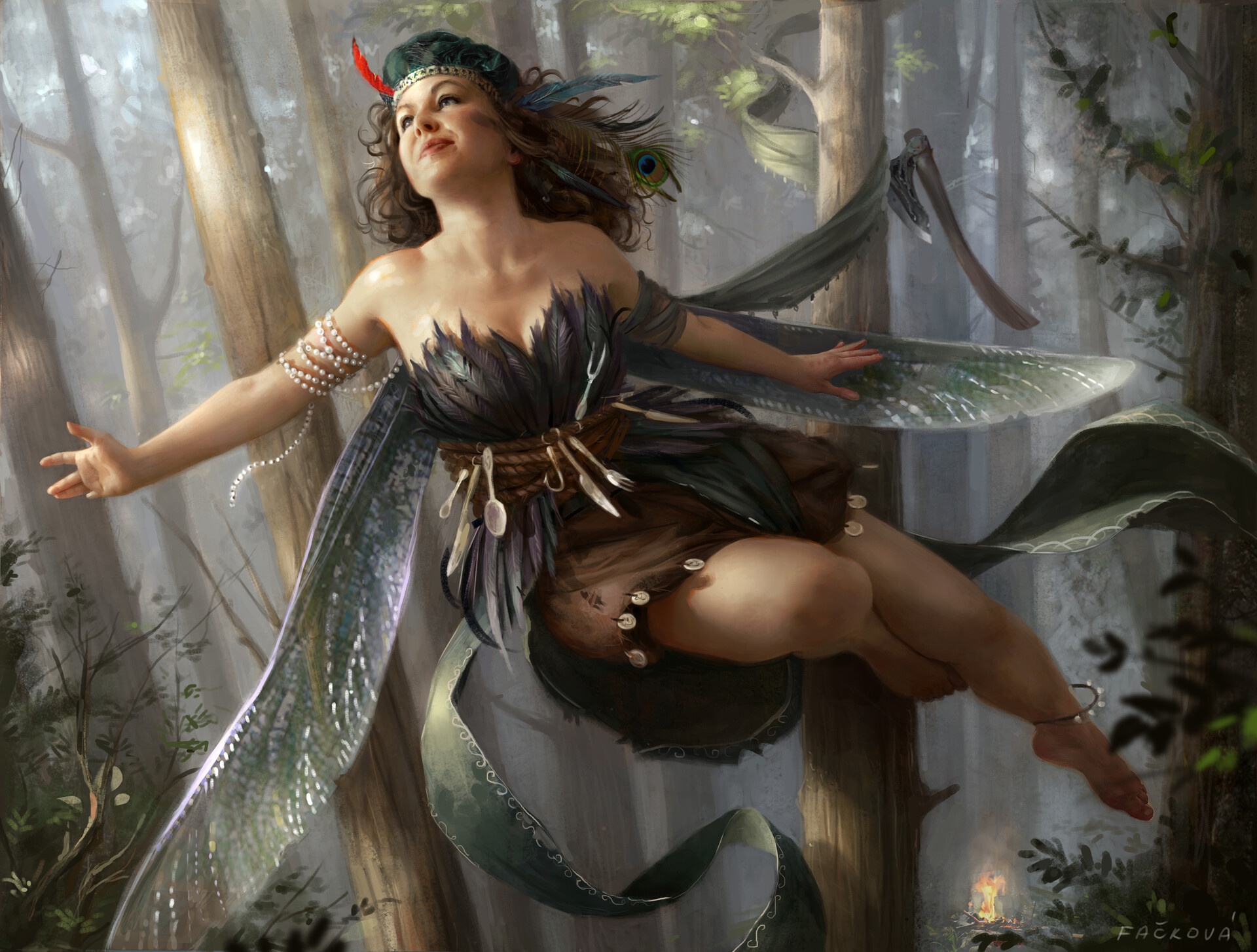 Fairy Girl Wings Woman 1920x1454