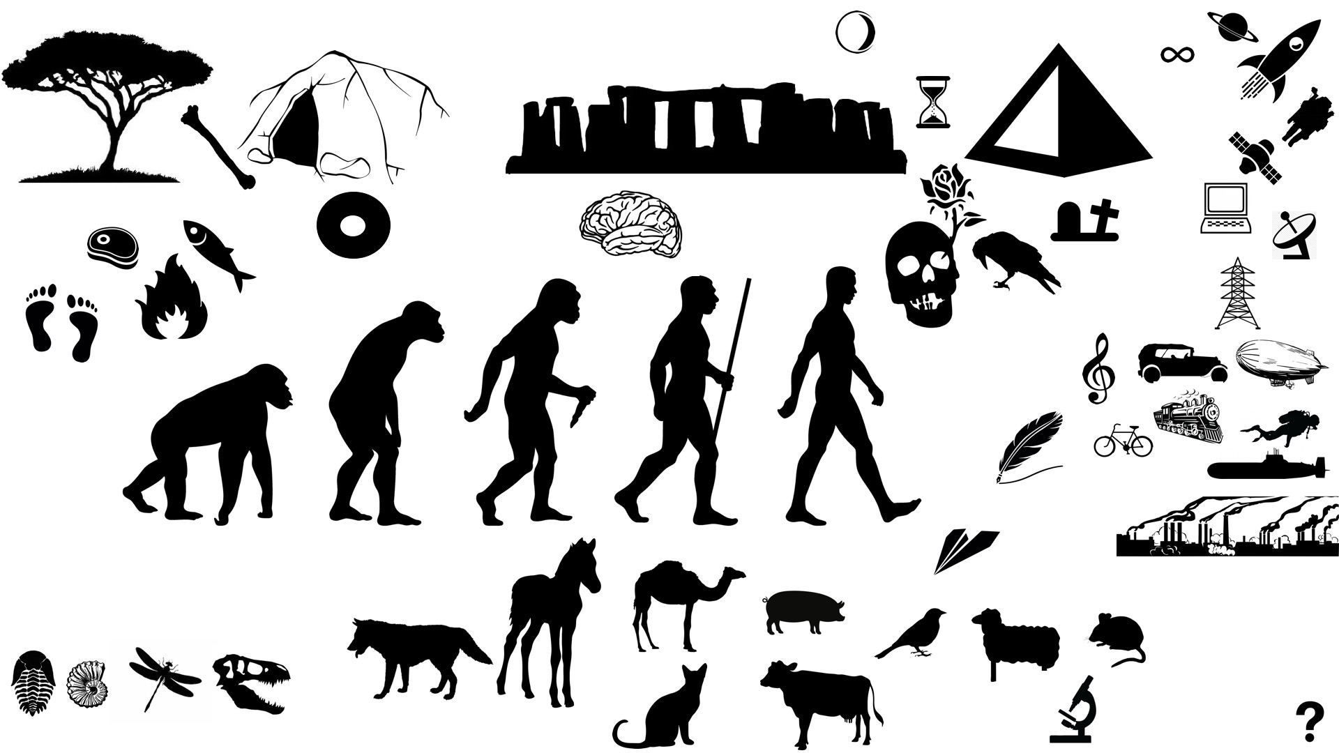 Evolution History Timeline 1920x1080
