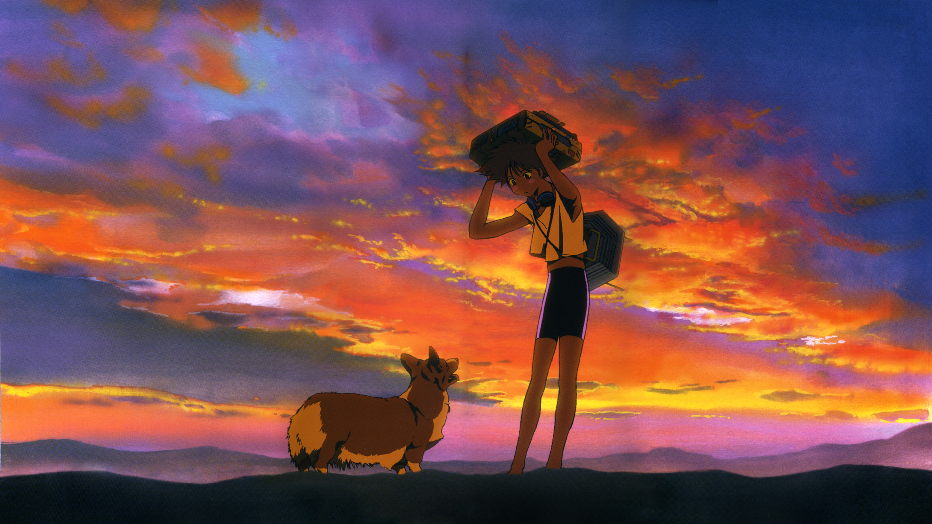 Cowboy Bebop Anime Wallpaper Anime Sunset Dog Edward Cowboy Bebop 3112x1750