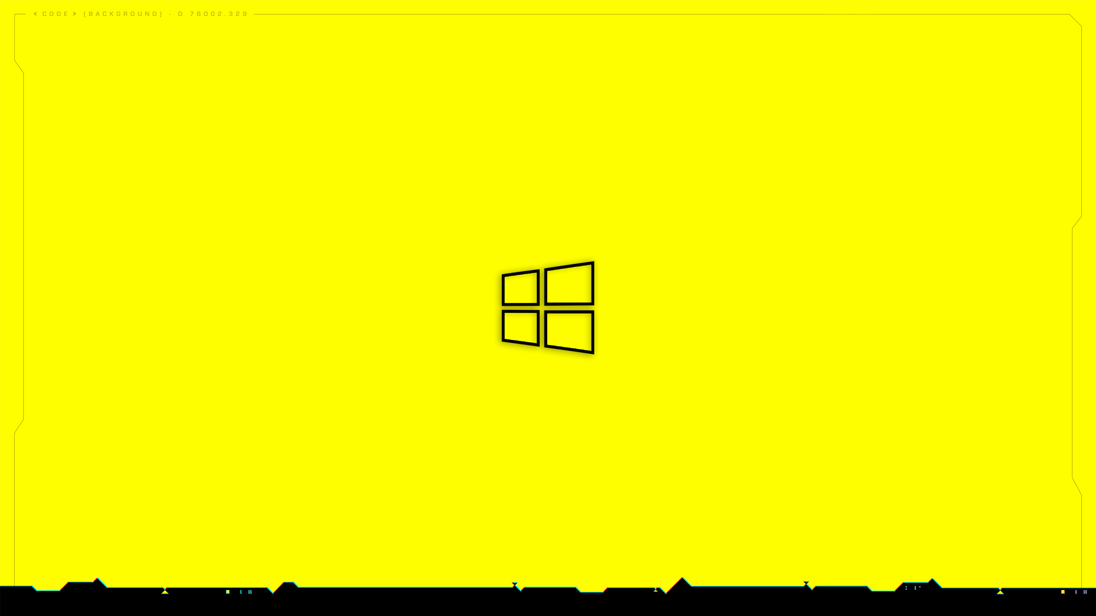 Windows 10 Yellow Cyberpunk 2077 3840x2160