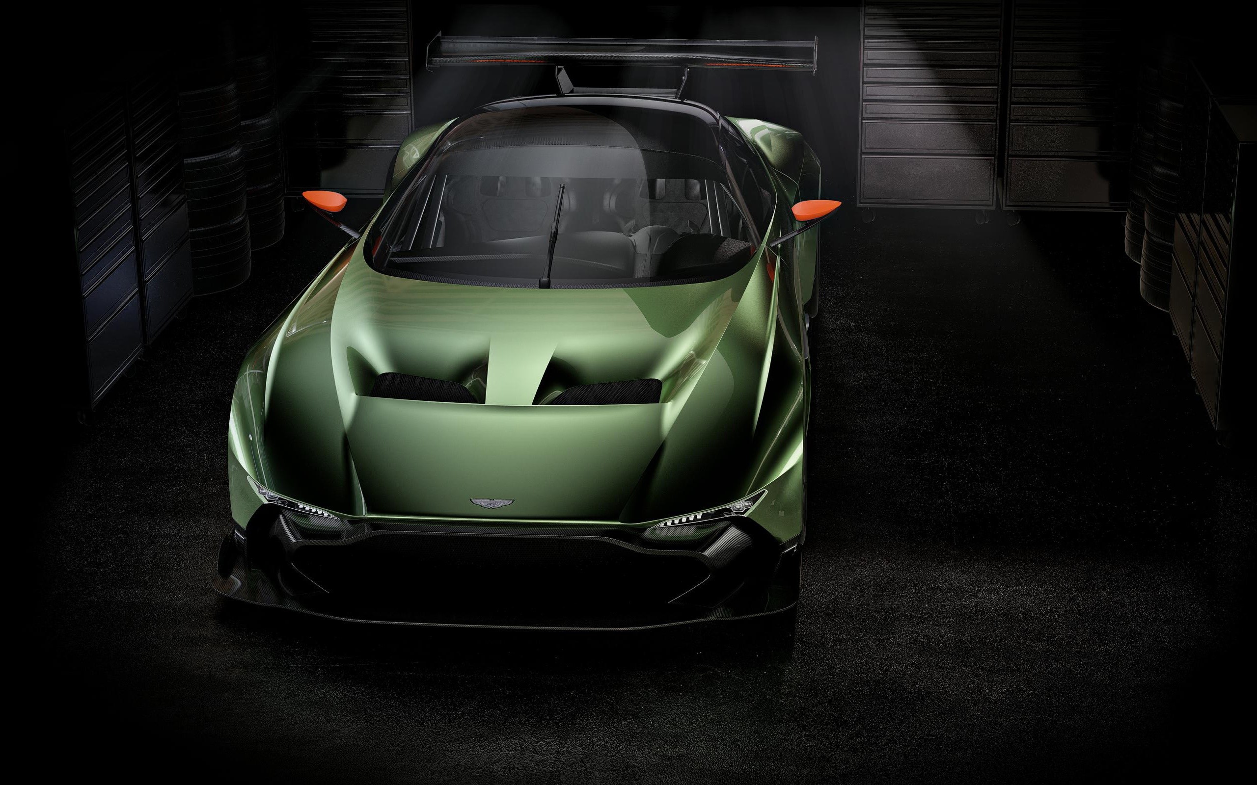 Aston Martin Aston Martin Vulcan Car Green Car 2560x1600