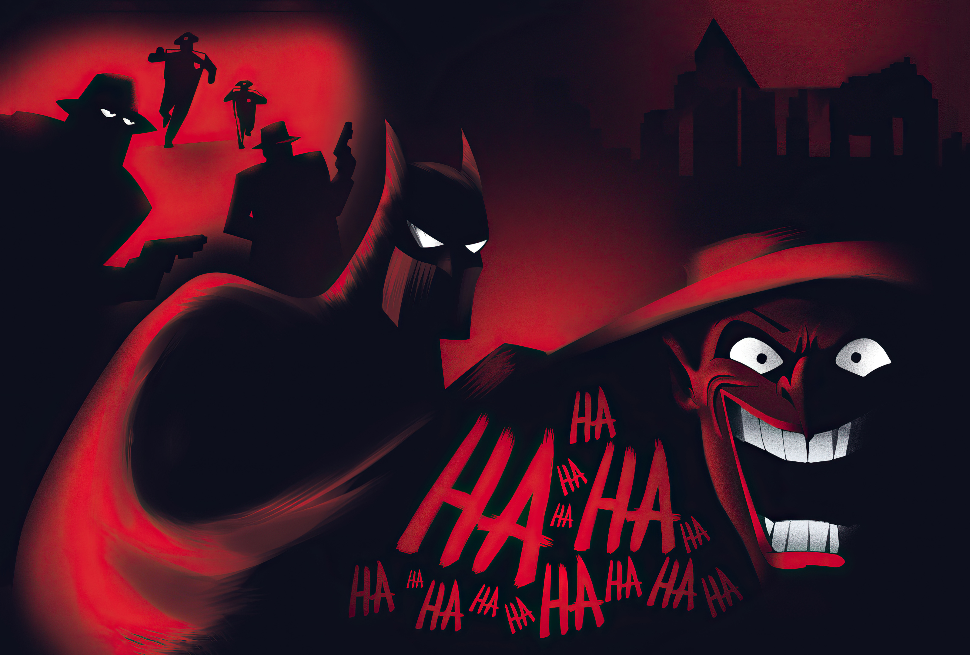 Batman Batman The Animated Series Dc Comics Joker 3200x2162