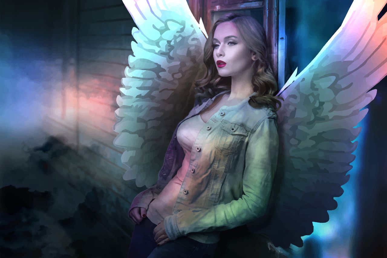 Angel Photo Manipulation Character Design Fantasy Art Poster Artwork Conceptual Photo Montage Fantas 1280x853
