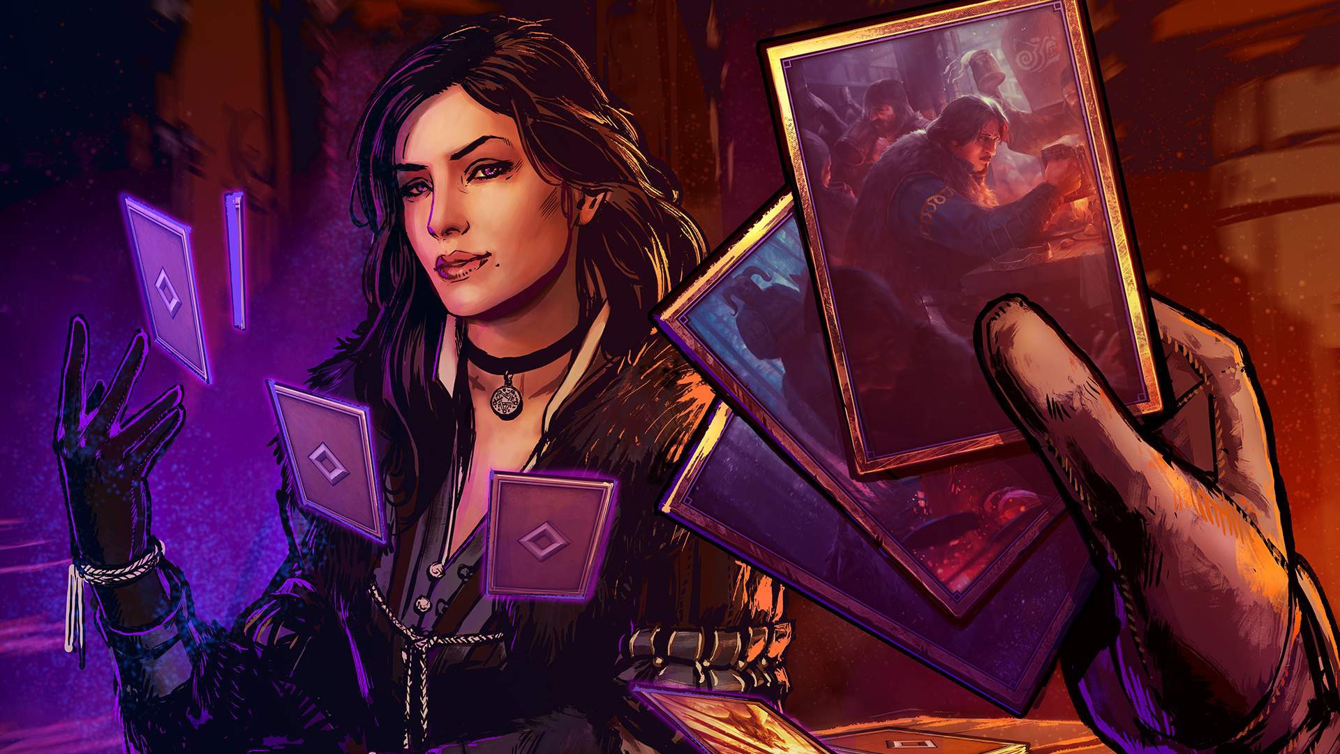 Gwent The Witcher Card Game Yennefer Of Vengerberg 1920x1080