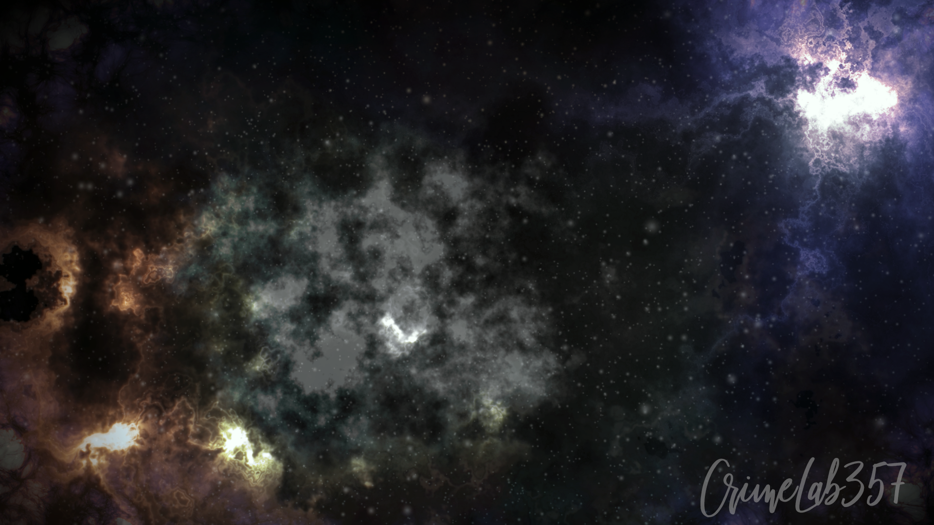Deep Space Nebula Digital Art Galaxy 1920x1080