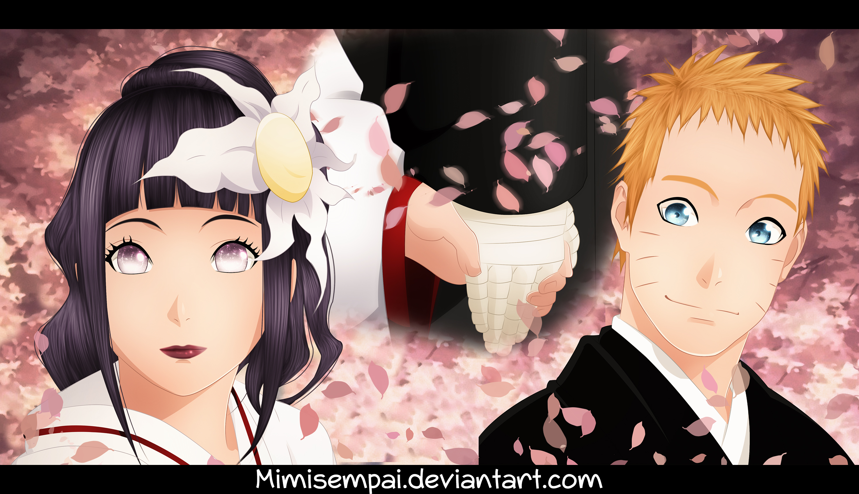 Hinata Hyuga Naruto Uzumaki Wedding Wallpaper Resolution2952x1700