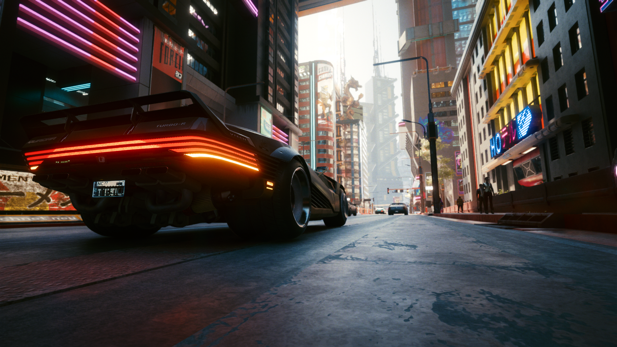 Cyberpunk 2077 Car Sports Car Screen Shot Nvidia RTX RTX On 2560x1440