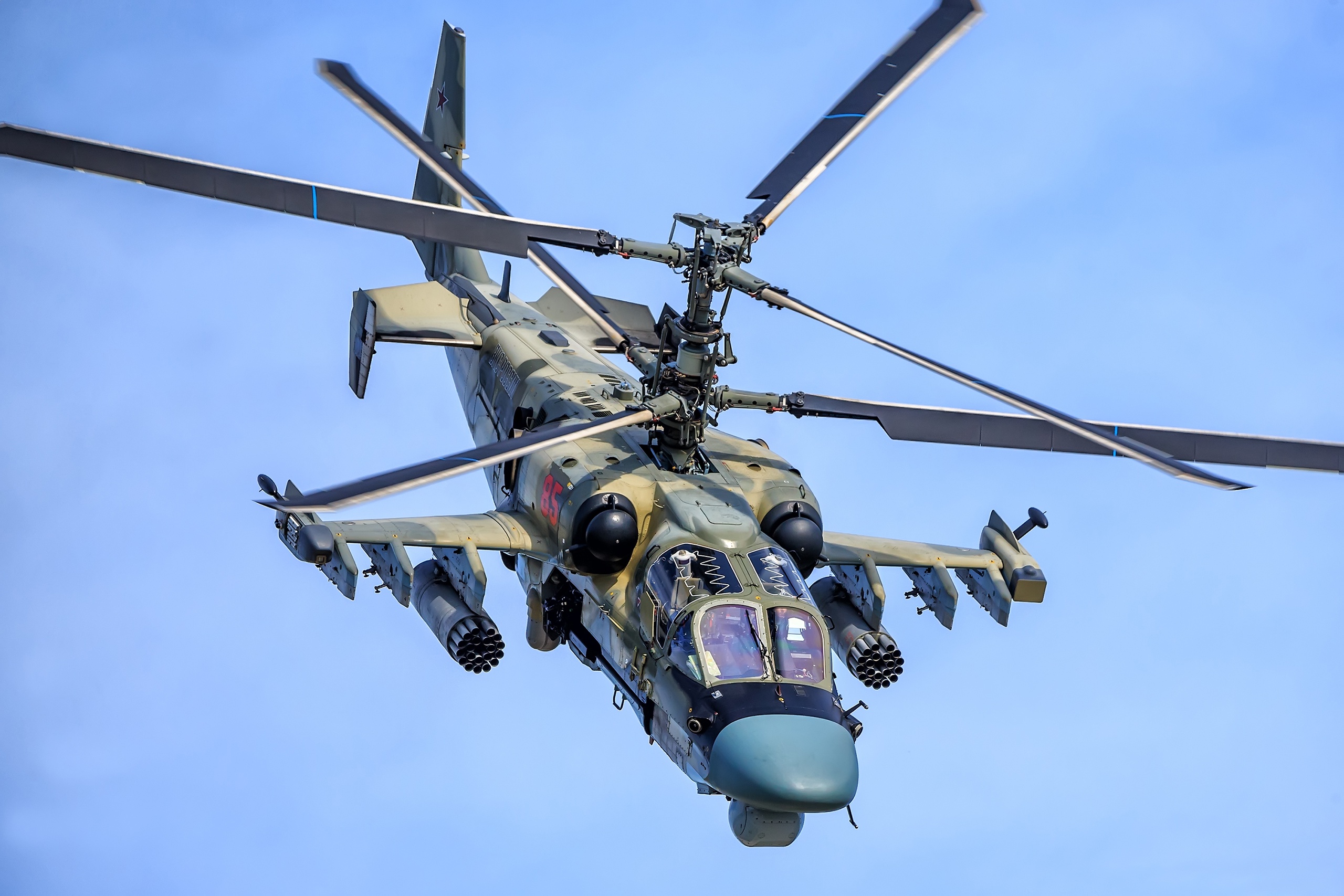 Attack Helicopter Helicopter Kamov Ka 50 2560x1707
