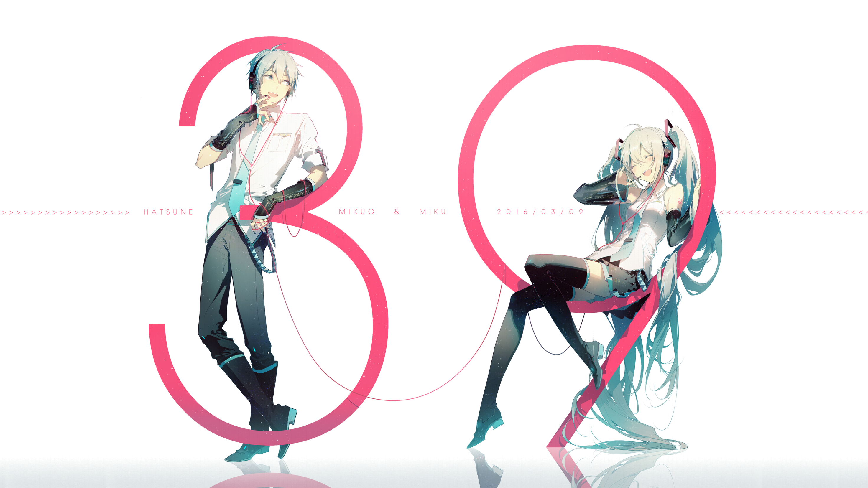 Artwork Rella Hatsune Miku Vocaloid 2944x1656