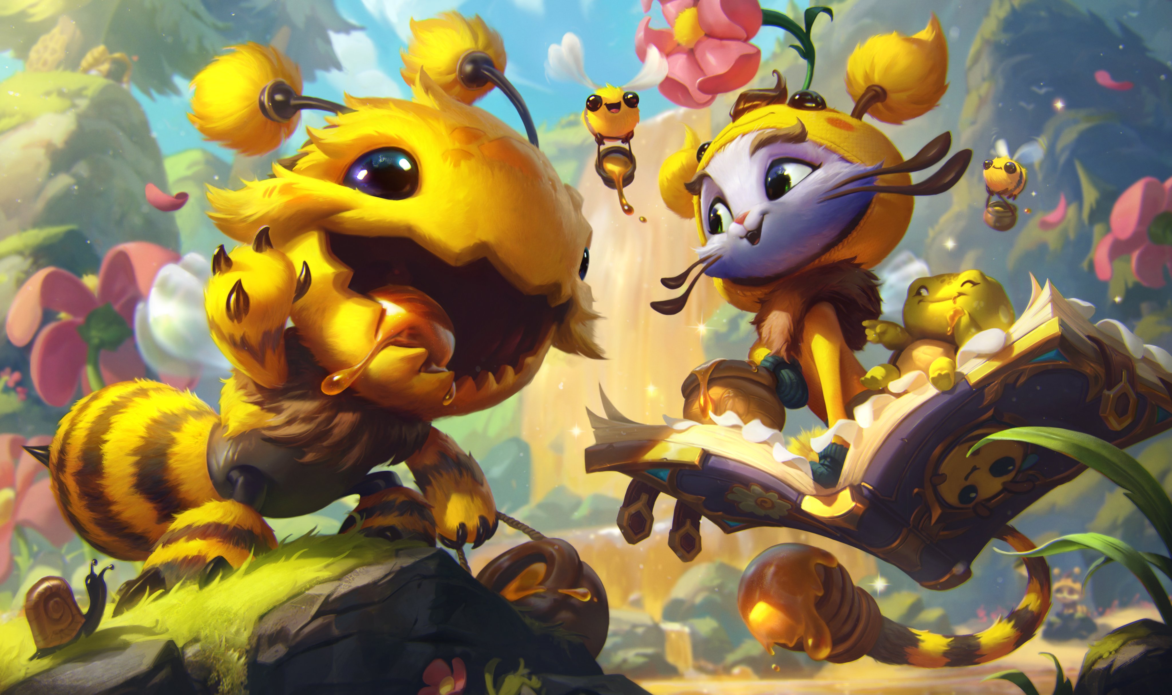 League Of Legends Yuumi League Of Legends KogMaw KogMaw League Of Legends April 4096x2429