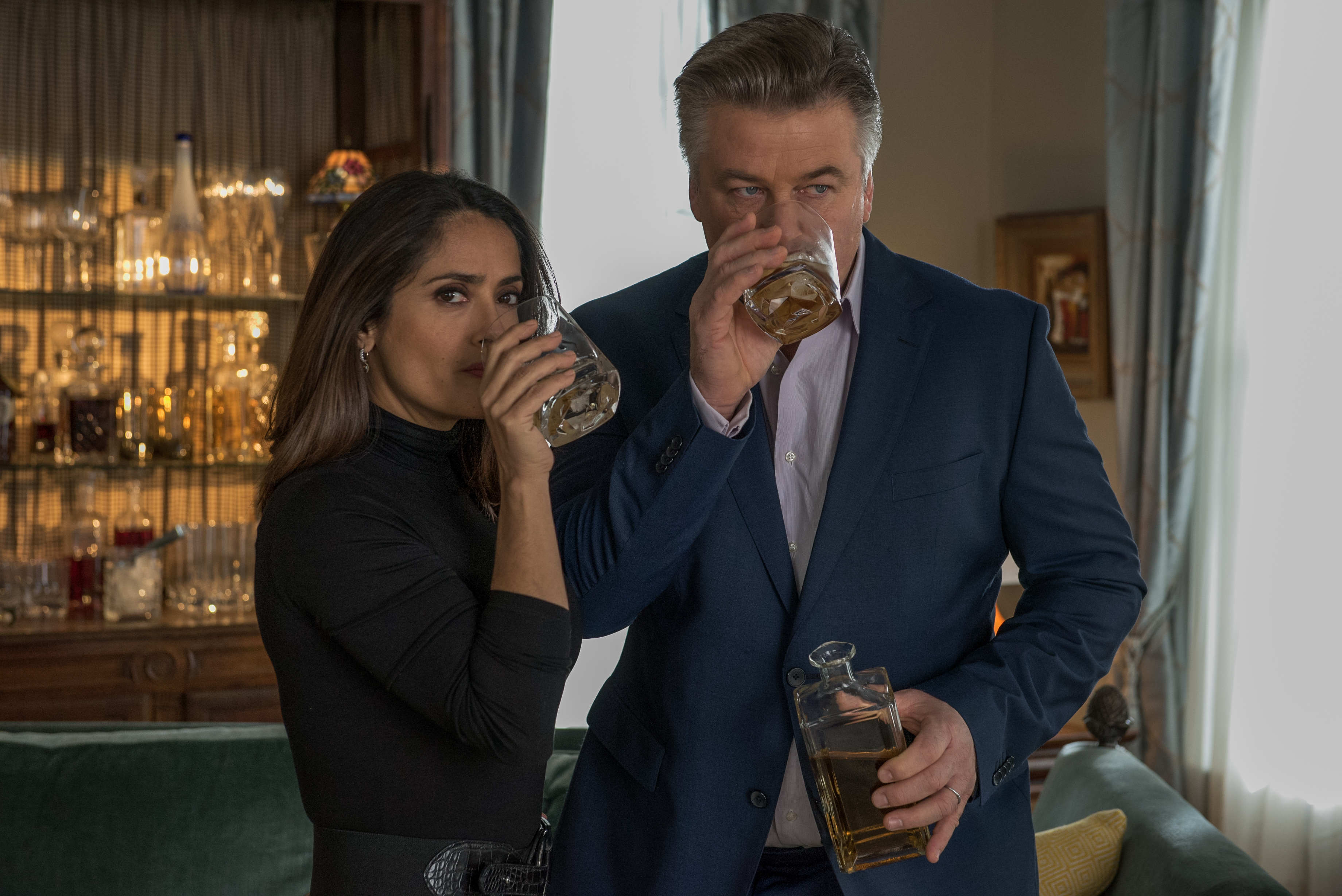 Alec Baldwin Drunk Parents Salma Hayek 3680x2456