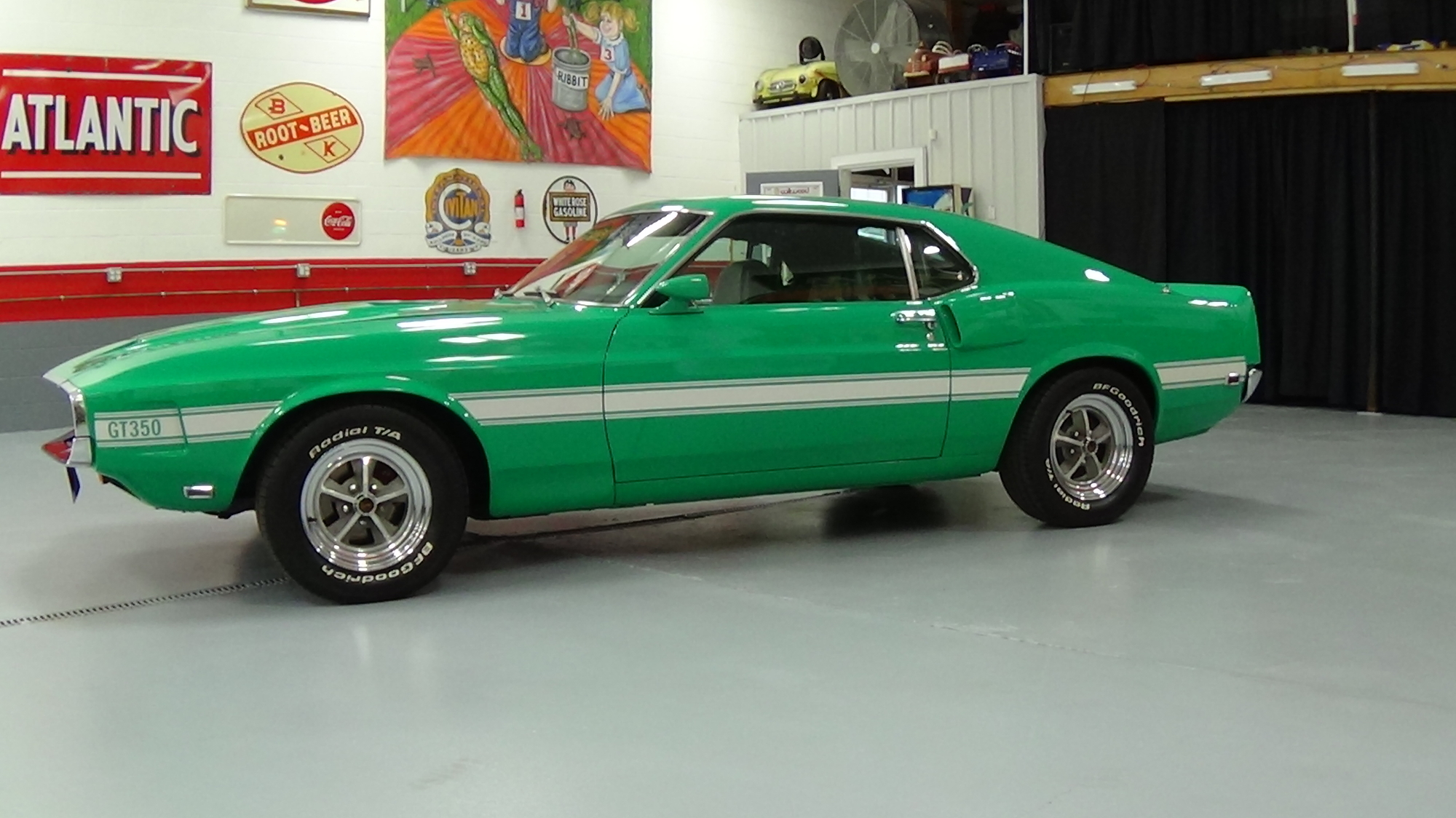 Car Fastback Ford Shelby Gt350 Green Car Muscle Car 2000x1124