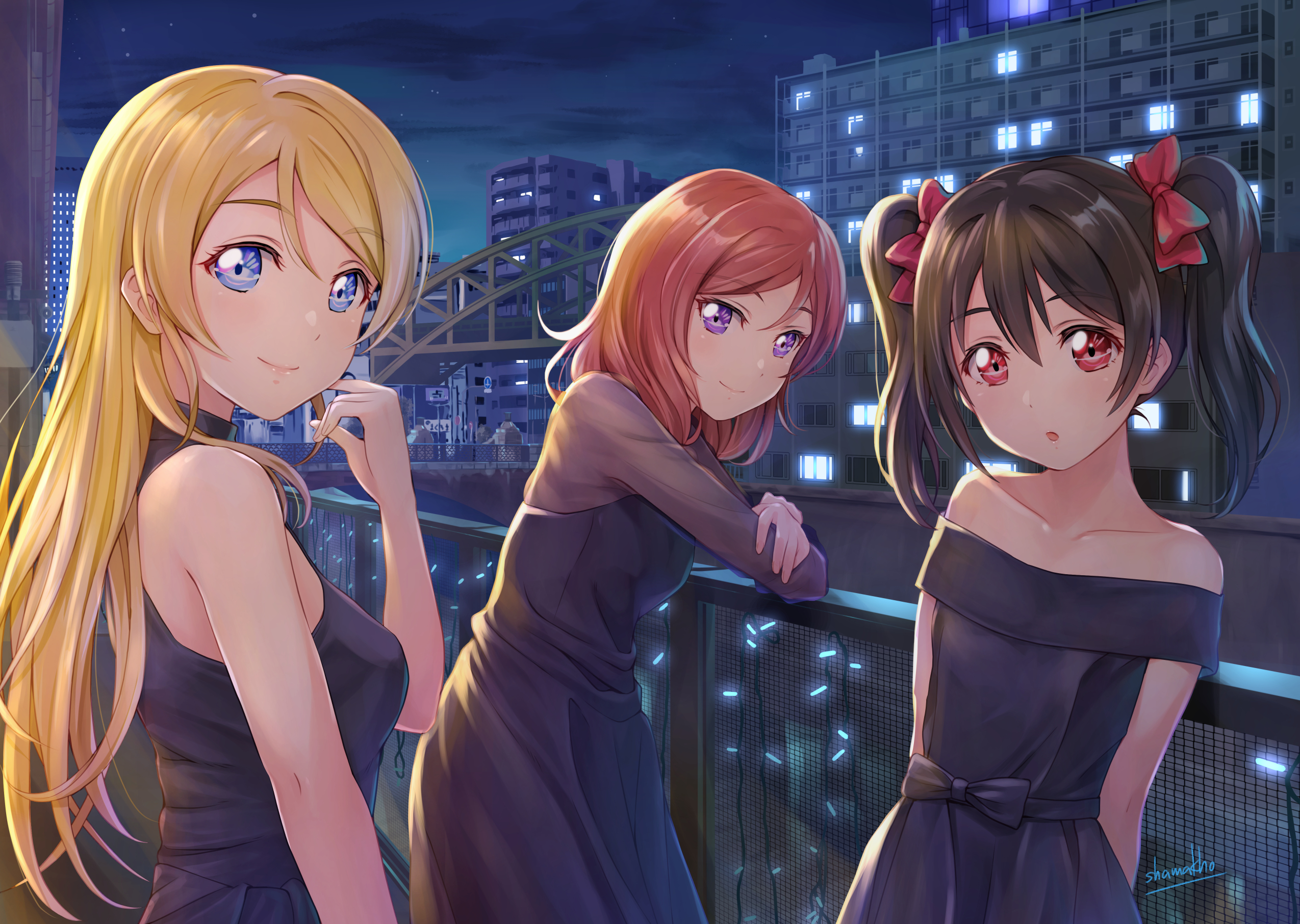 Eri Ayase Maki Nishikino Nico Yazawa 2549x1812