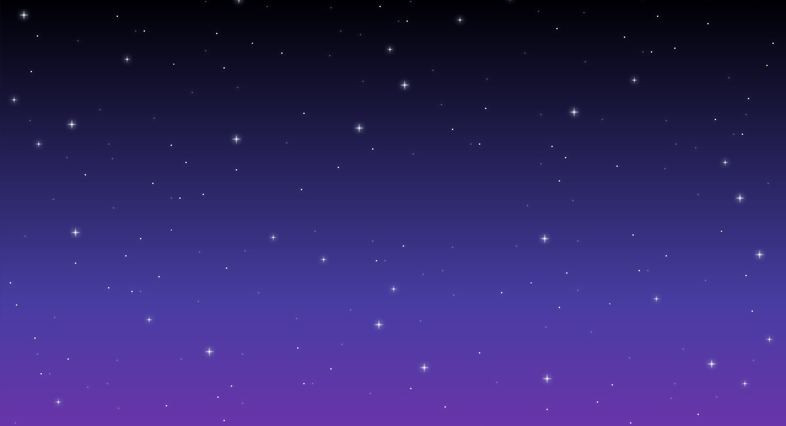Stardew Valley Stars Simple Simple Background Space Minimalism Purple Background 2560x1387