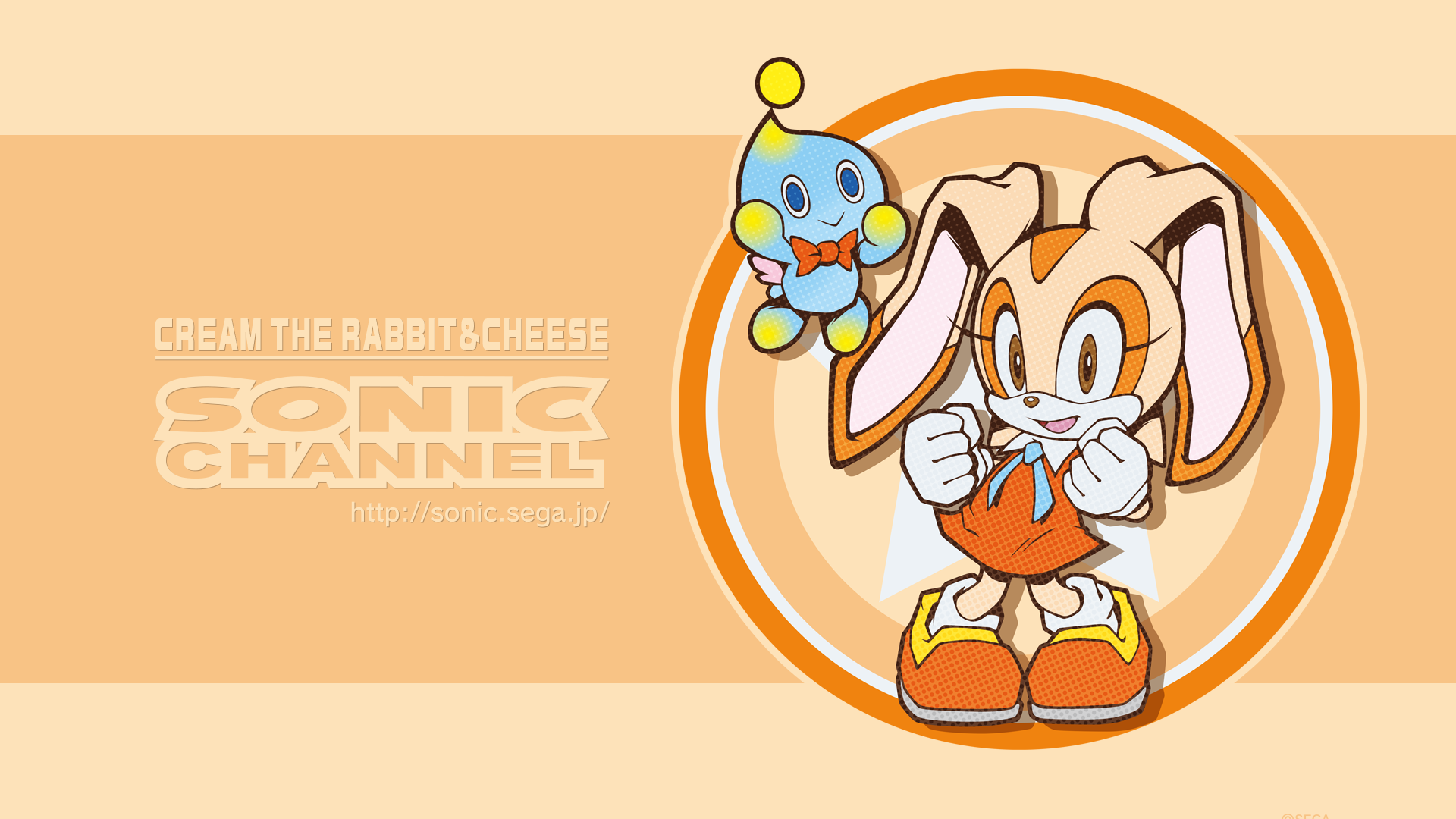 Sonic The Hedgehog Cream The Rabbit Sega Simple Background 1920x1080