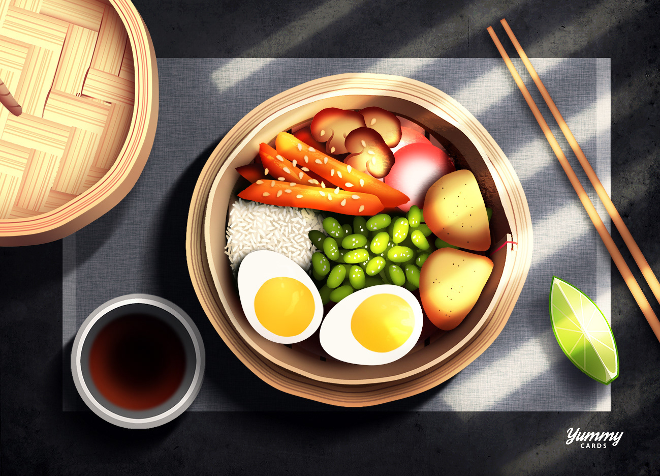 Ramen Food Concept Art Digital Art Japanese Art 1299x936