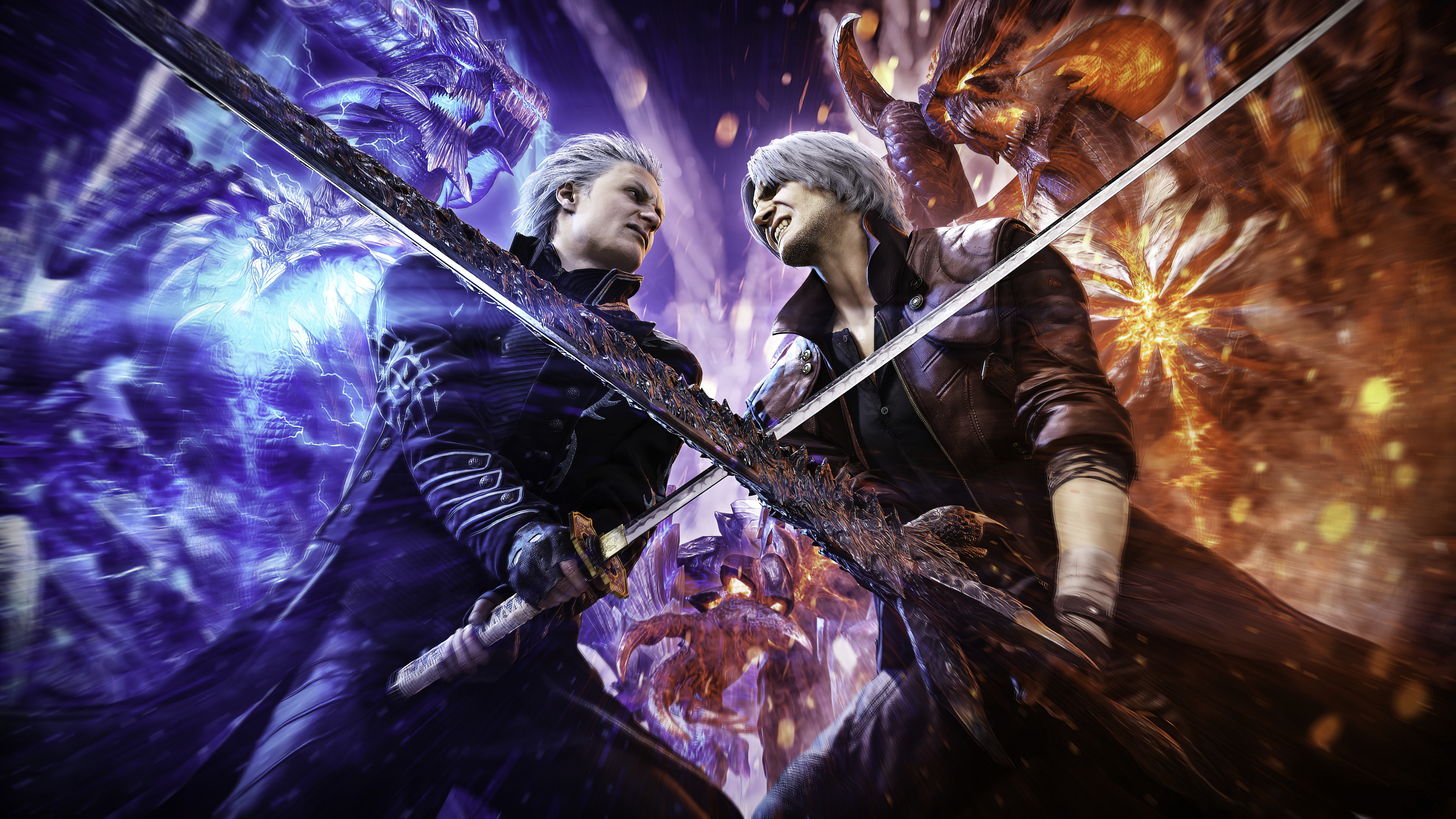 Dante Devil May Cry Devil May Cry 5 Vergil 3840x2160