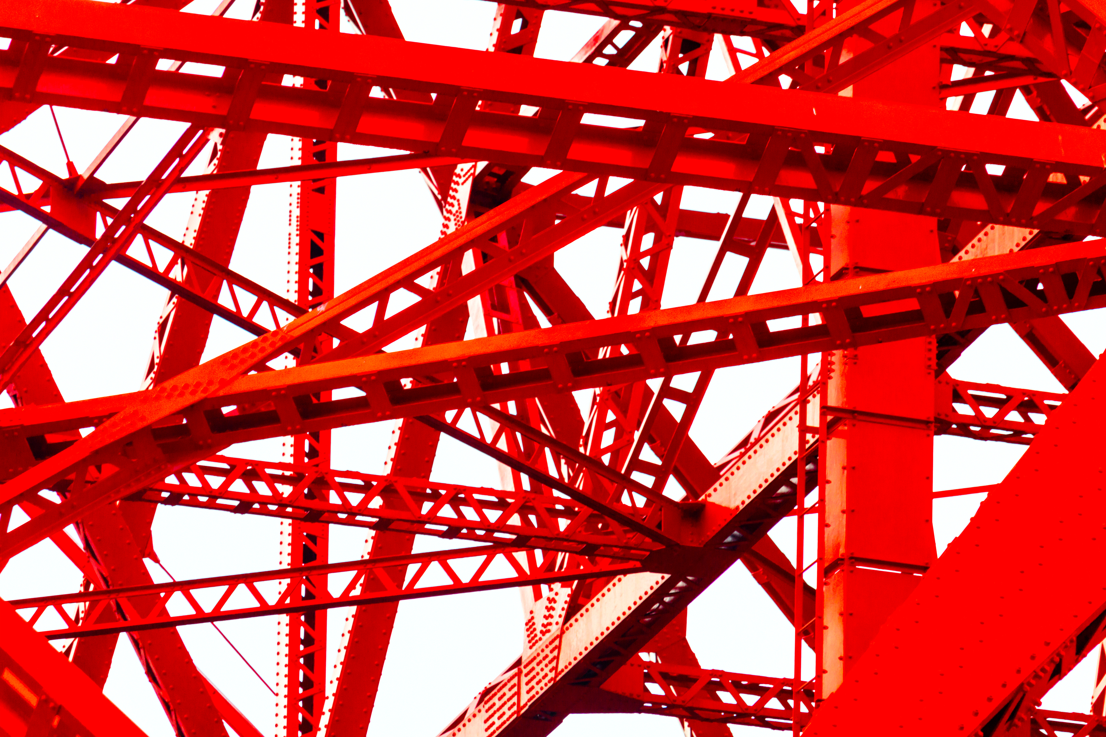 Tokyo Tower Neon Genesis Evangelion Red Steel 3830x2554