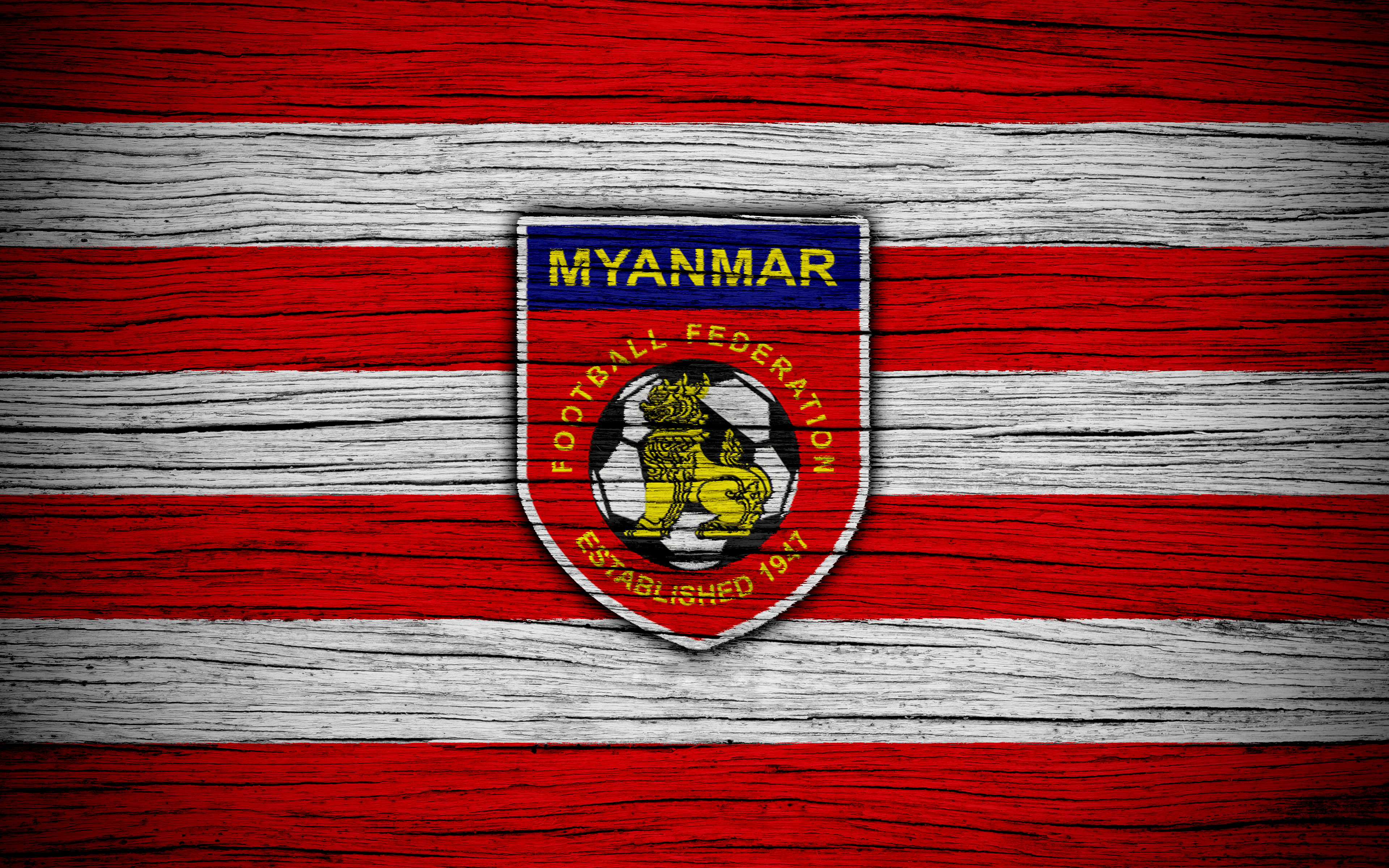 Emblem Logo Myanmar Soccer 3840x2400