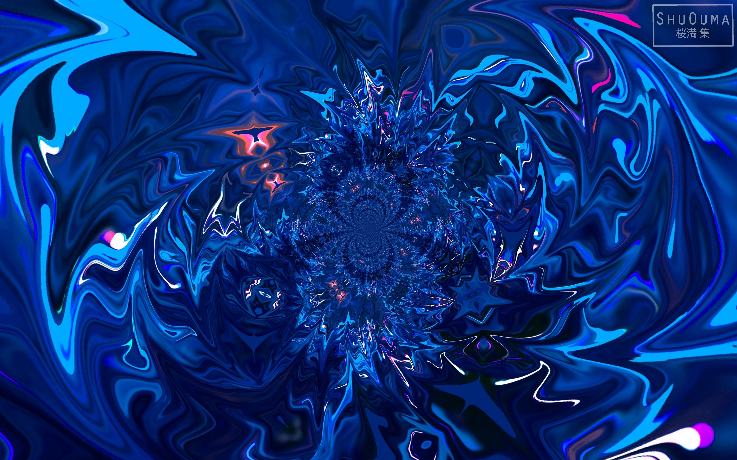 Abstract Blue 2560x1600