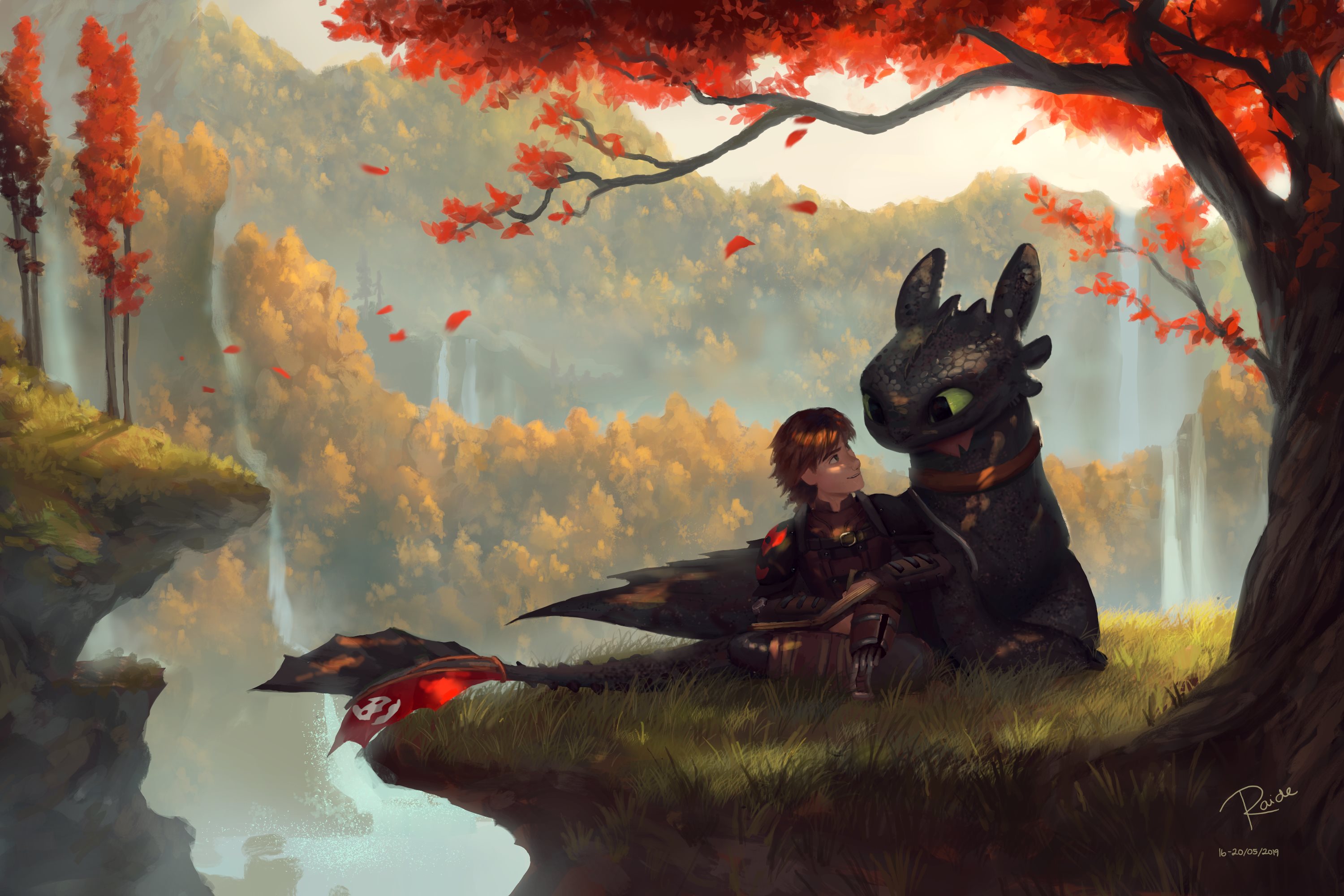 Dragon Hiccup How To Train Your Dragon How To Train Your Dragon Toothless How To Train Your Dragon 3000x2000