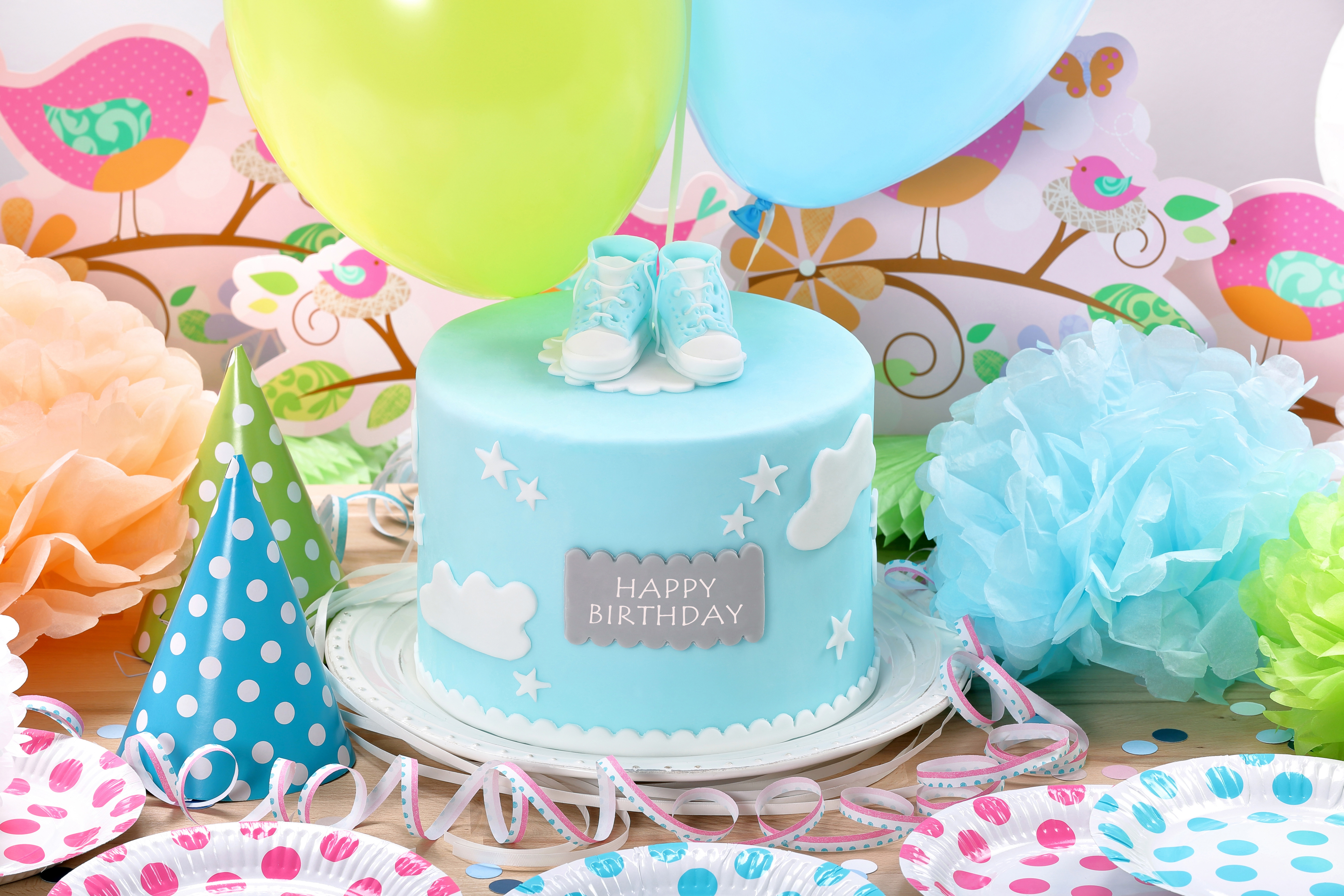 Birthday Cake Celebration Colors Happy Birthday Pastry 7000x4667