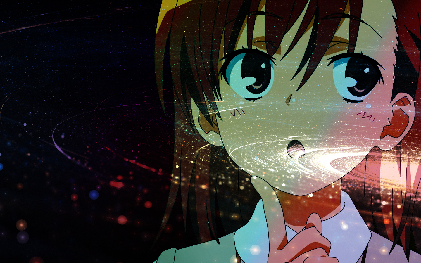 Anime Girls Misaka Mikoto Space To Aru Kagaku No Railgun To Aru Majutsu No Index Picture In Picture 1440x900