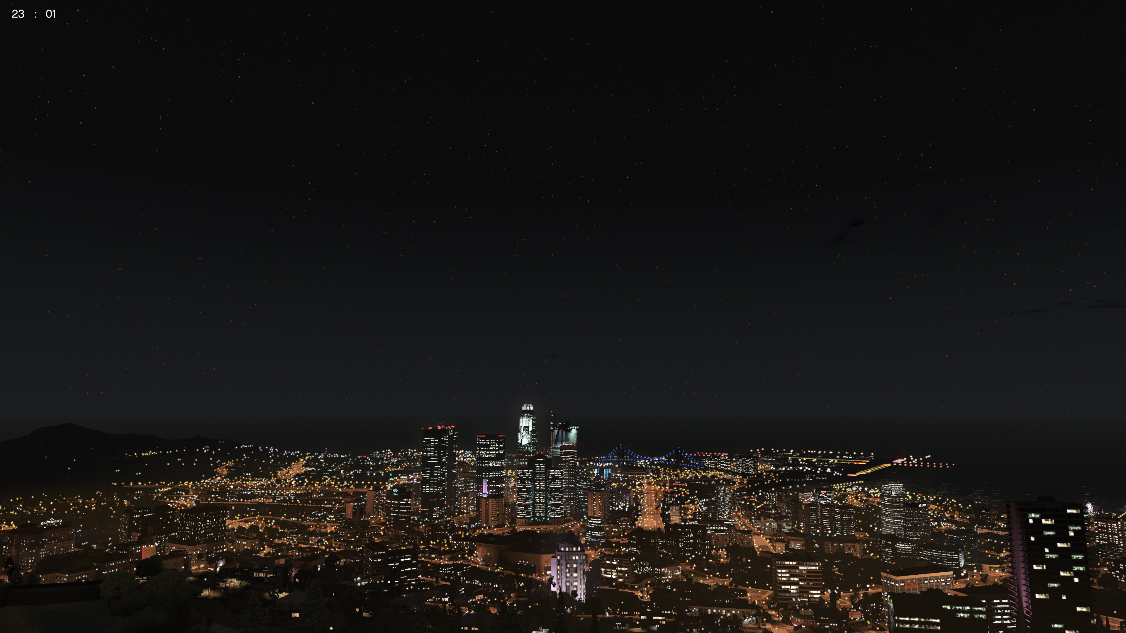 Los Santos Grand Theft Auto V Night 3840x2160