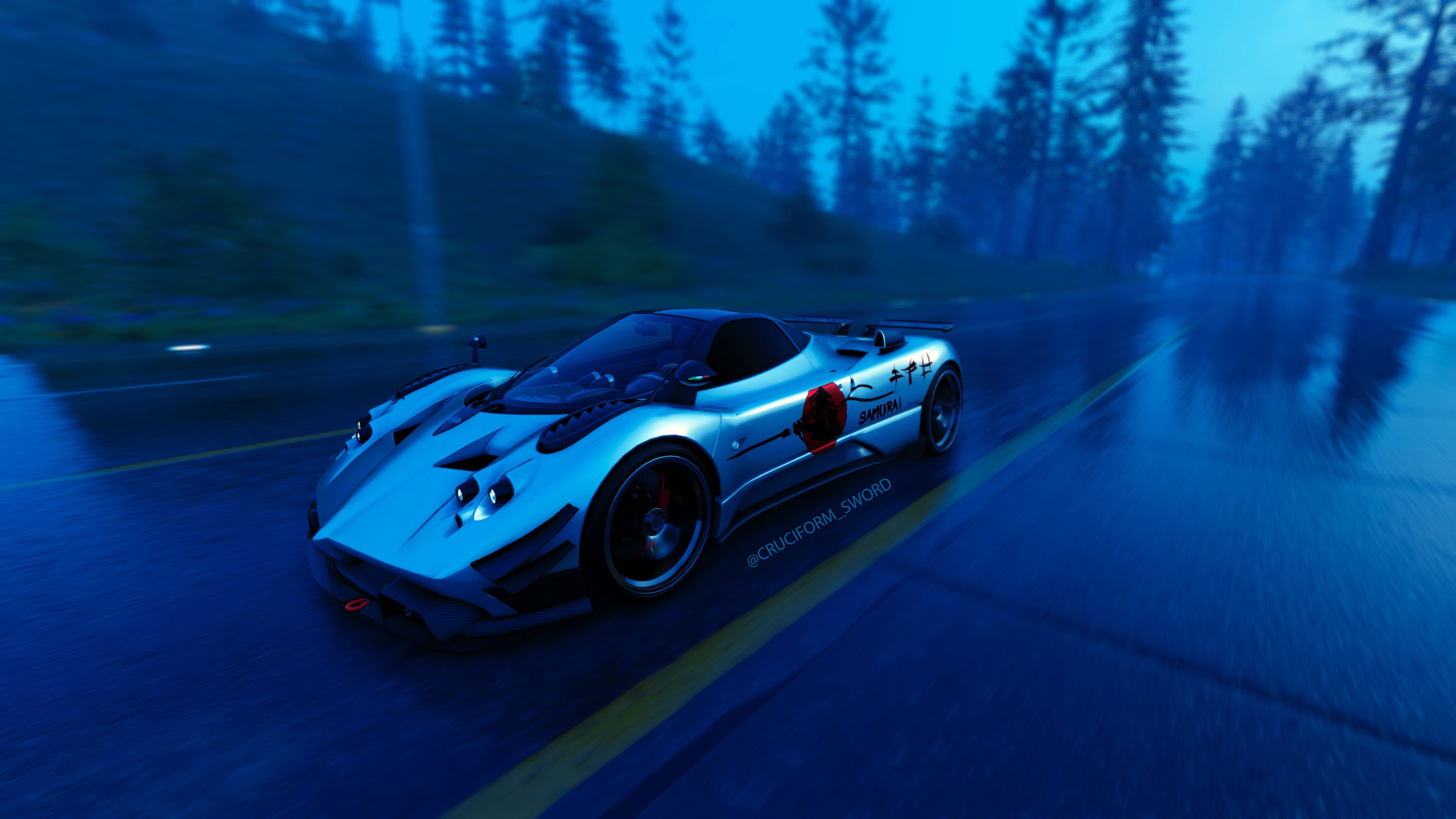 The Crew 2 Pagani Zonda In Game Screen Shot Video Games Game Poster Supercars Sports Car Photography 3840x2160