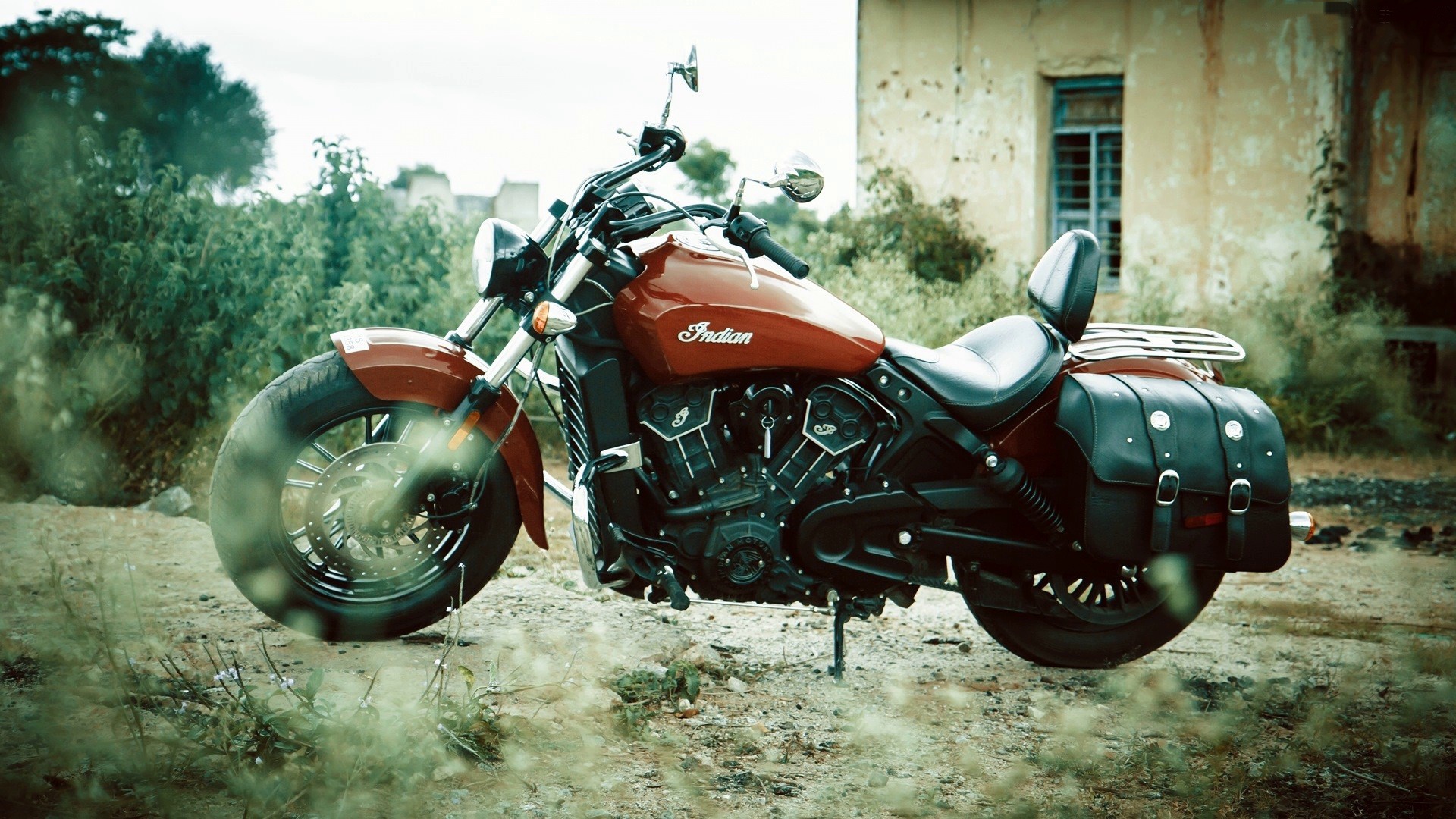 Indian Indian Scout Motorcycle Vehicle 1920x1080