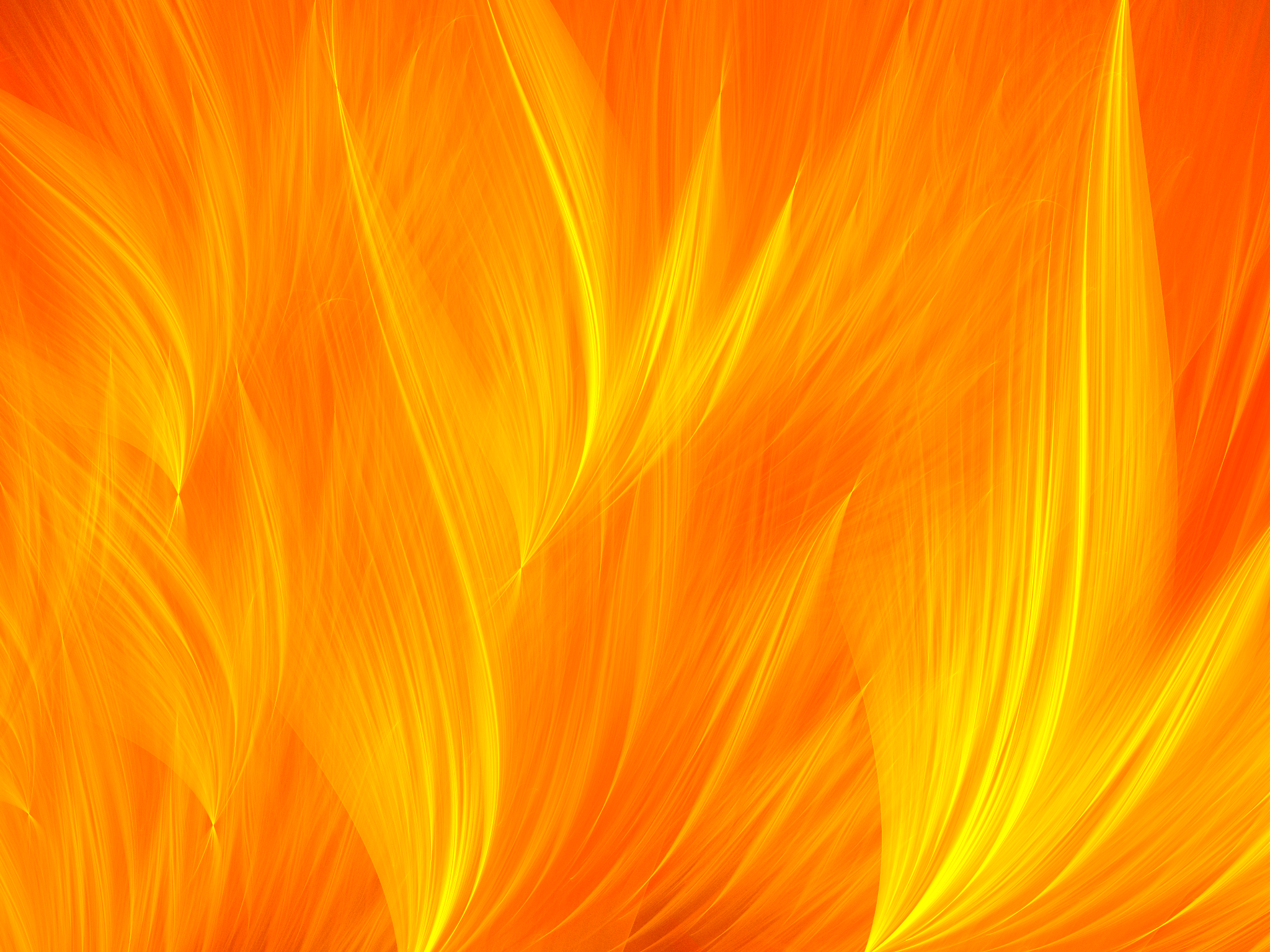 Artistic Flame Orange Color 2048x1536