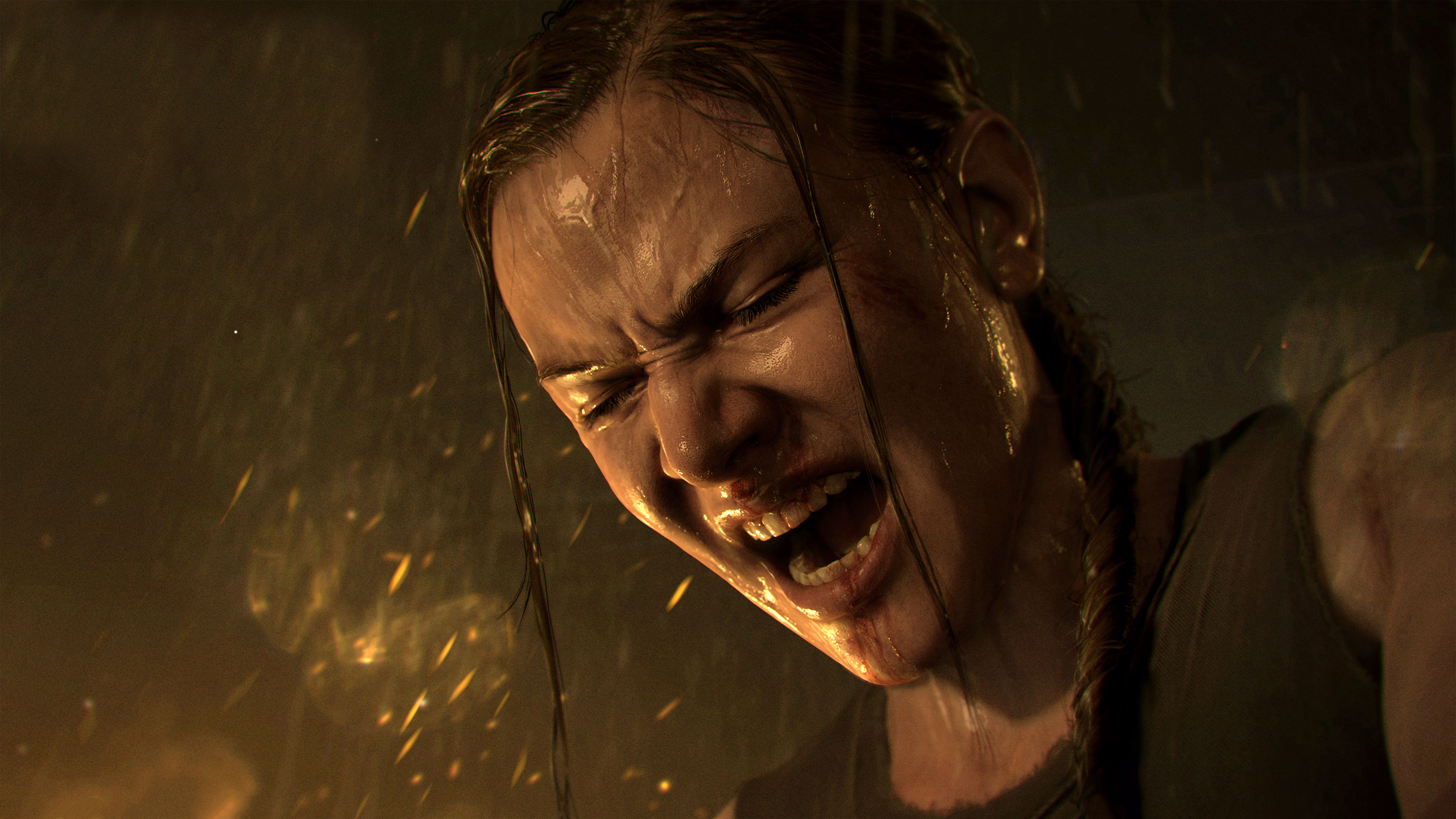 Angry Blood Ellie The Last Of Us The Last Of Us The Last Of Us Part Ii 3840x2160