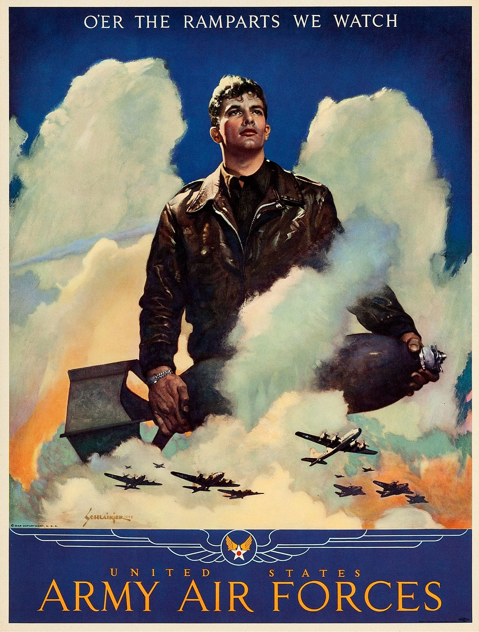 World War Ii US Air Force US Army Poster 1617x2133