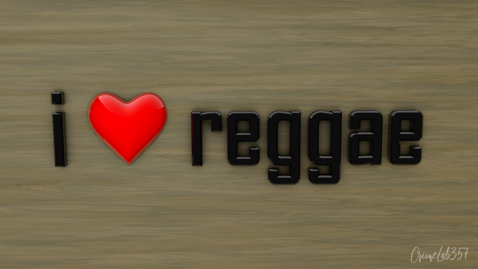 Reggae Watermarked 3D Graphics 1920x1080